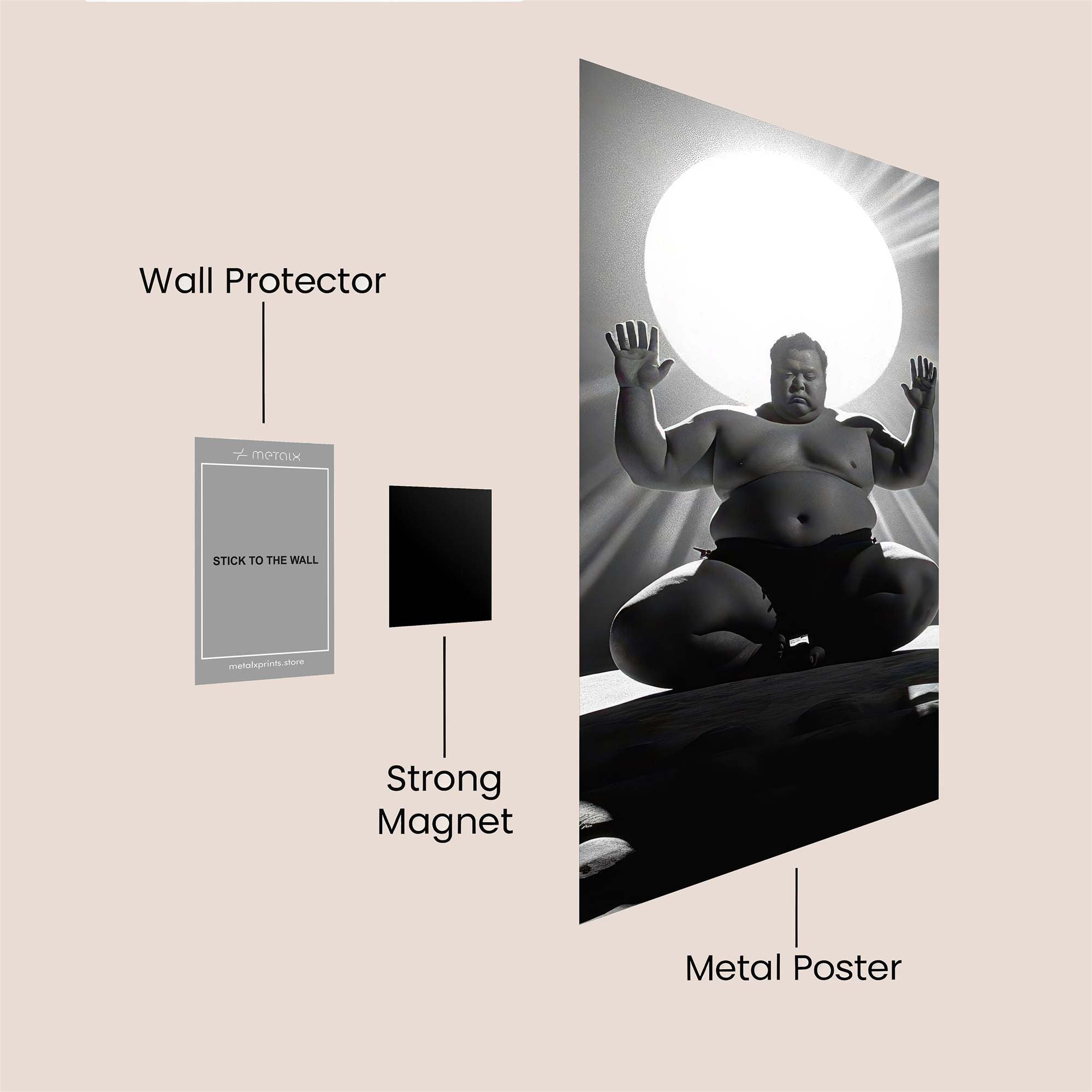 Sumo Serenity Safe Wall Magnetic / M