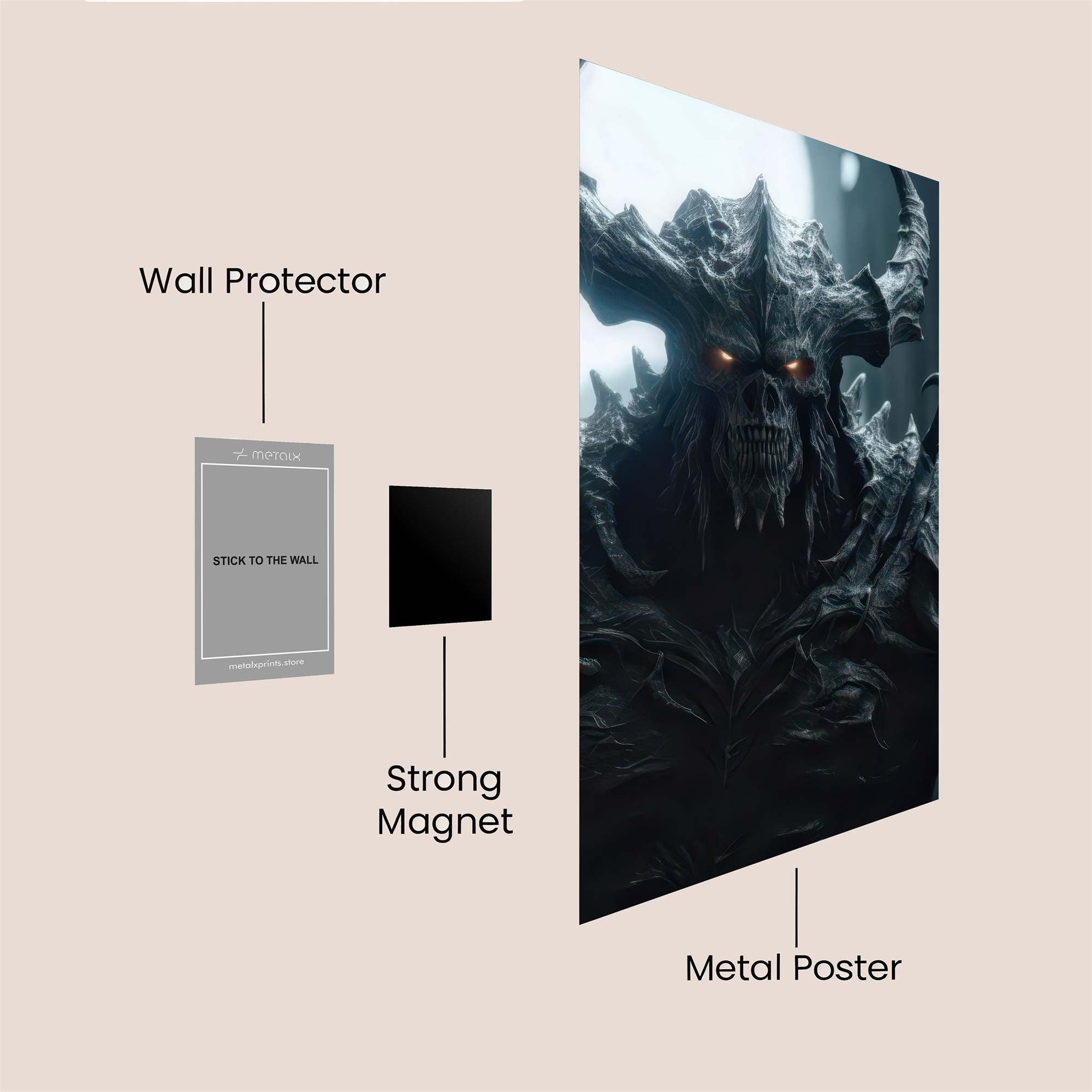 Demon Sovereign Safe Wall Magnetic / M