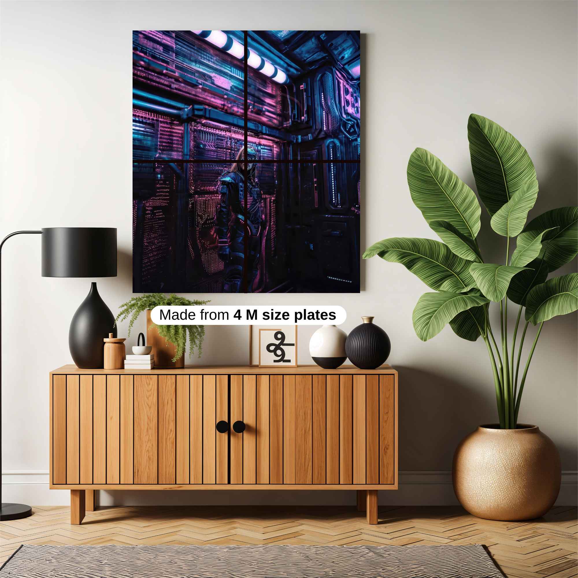 Cyber Enigma Safe Wall Magnetic / M