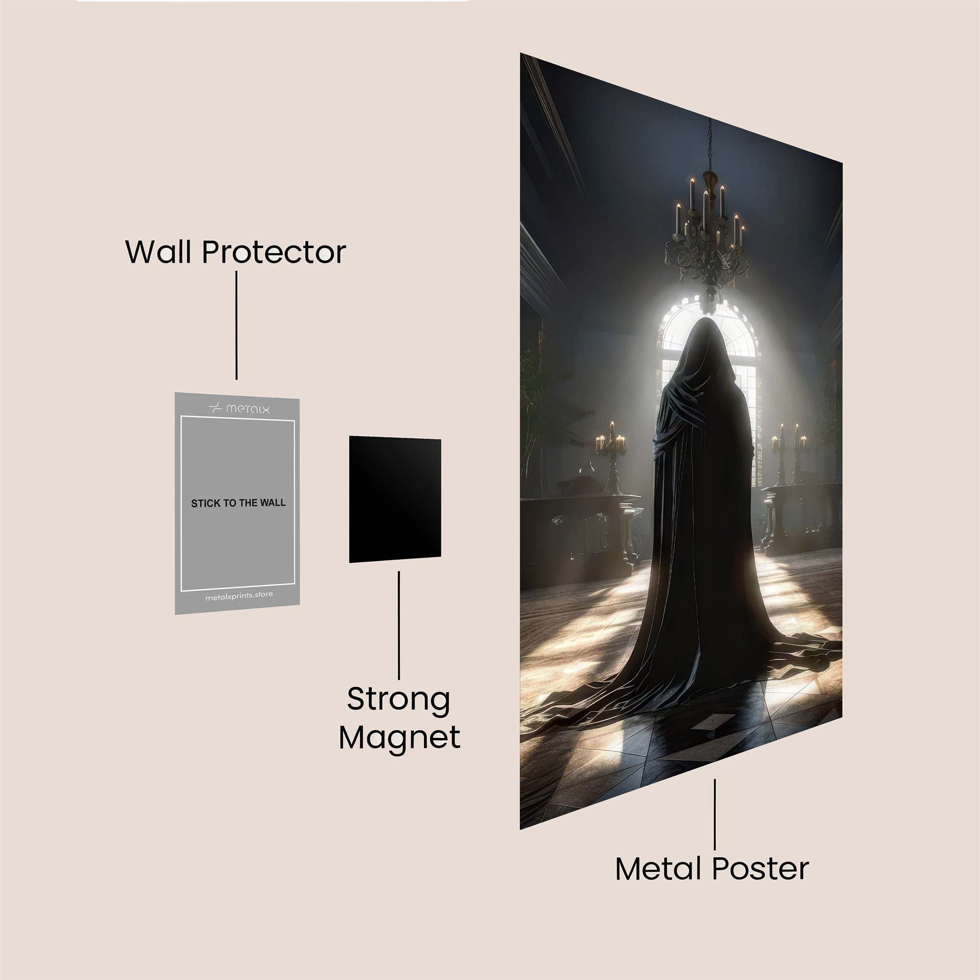 Grim Majesty Safe Wall Magnetic / M