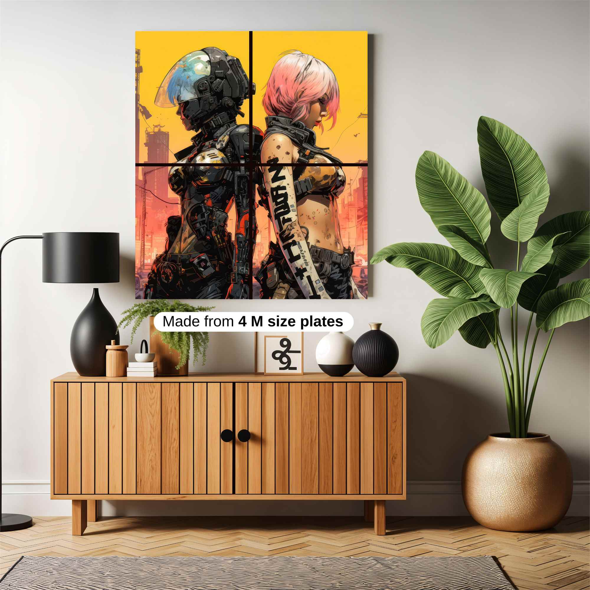 Cyberpunk Fusion Safe Wall Magnetic / M