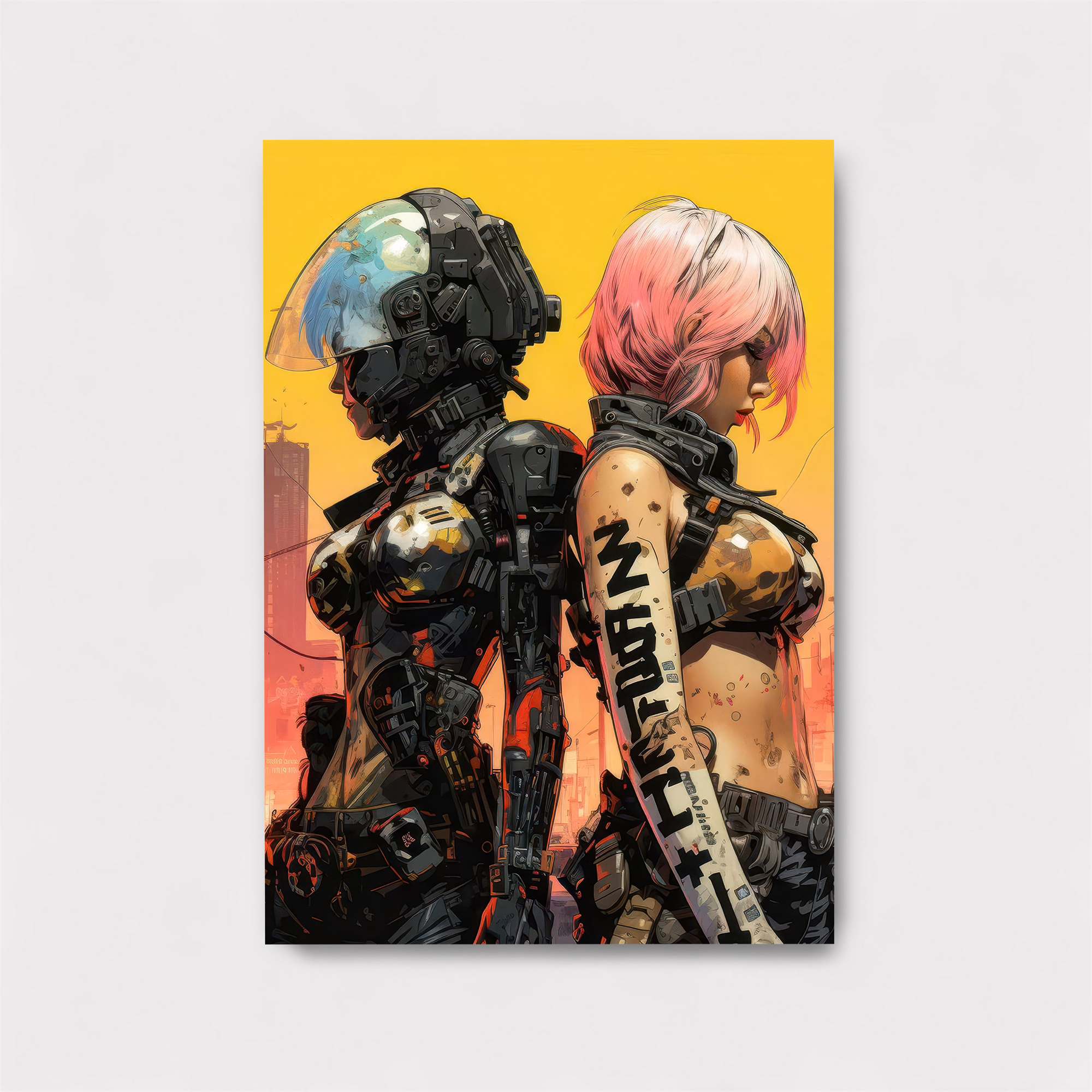 Cyberpunk Fusion Safe Wall Magnetic / M