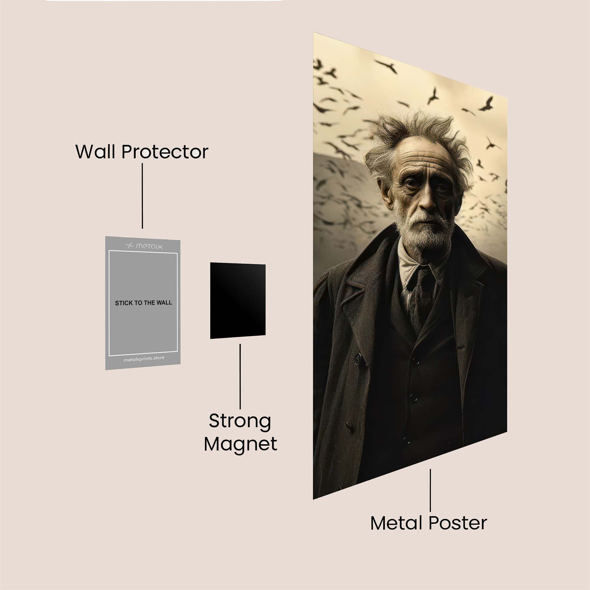 Dracula Despair Safe Wall Magnetic / M