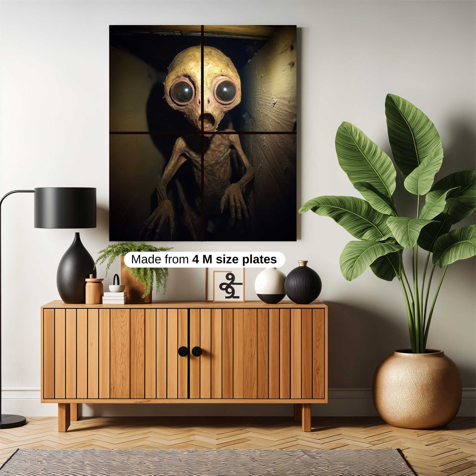 Alien Eerie Safe Wall Magnetic / M