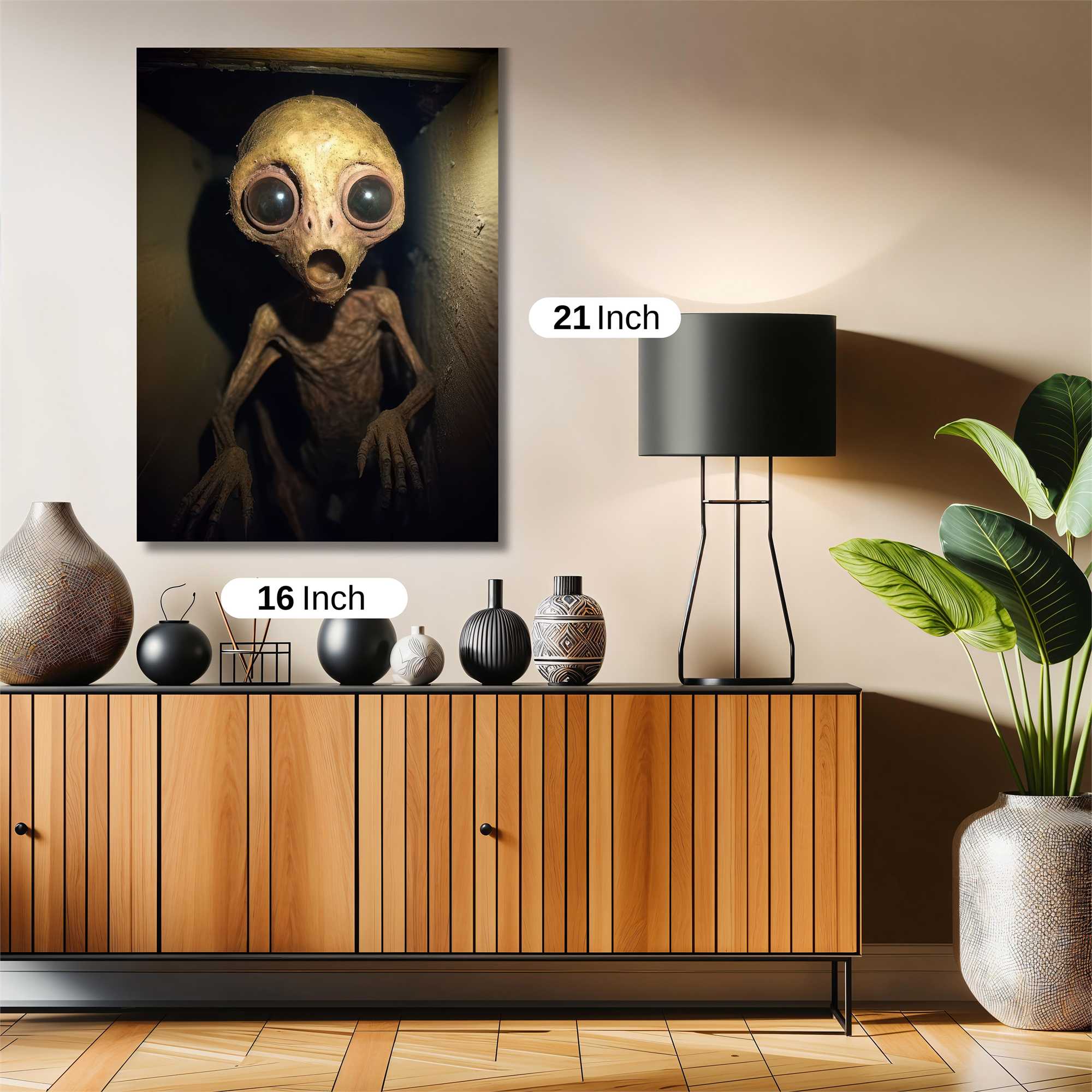 Alien Eerie Safe Wall Magnetic / M