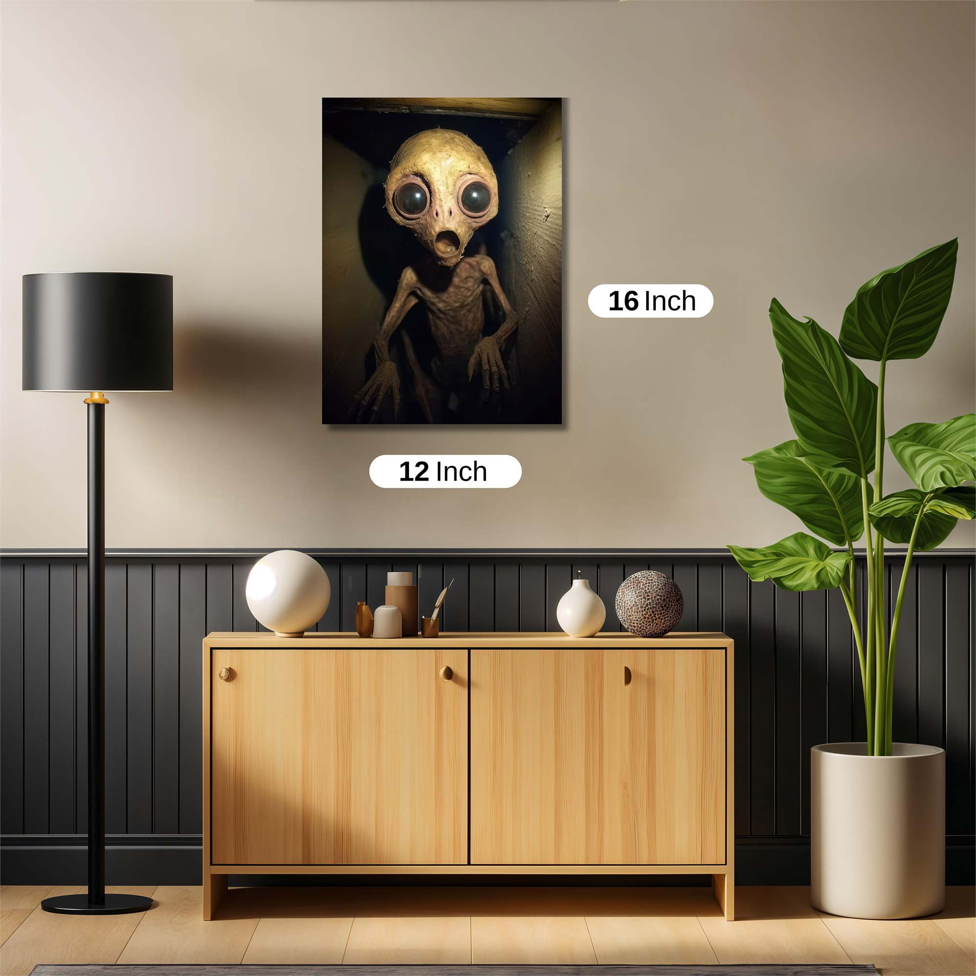 Alien Eerie Safe Wall Magnetic / M