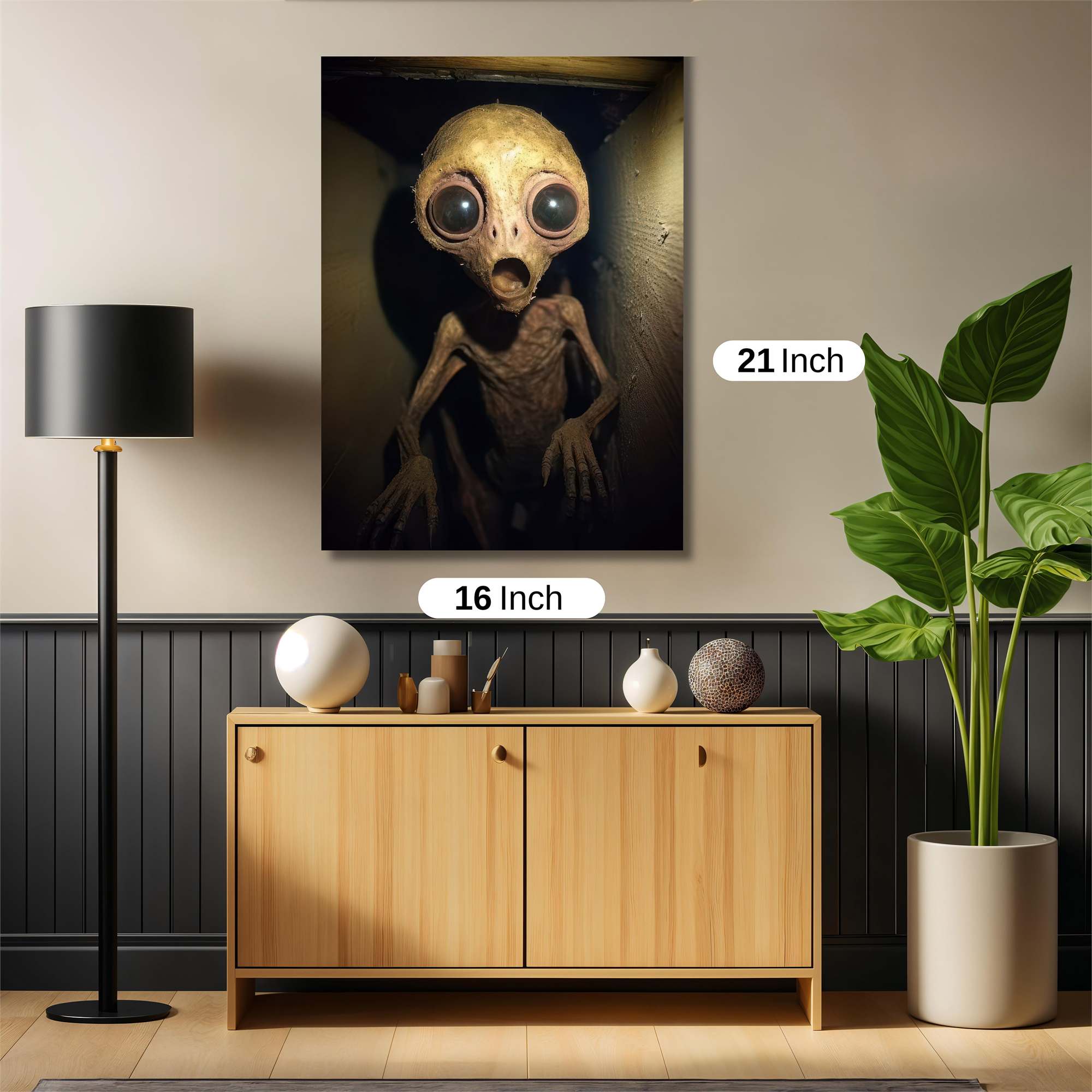 Alien Eerie Safe Wall Magnetic / M