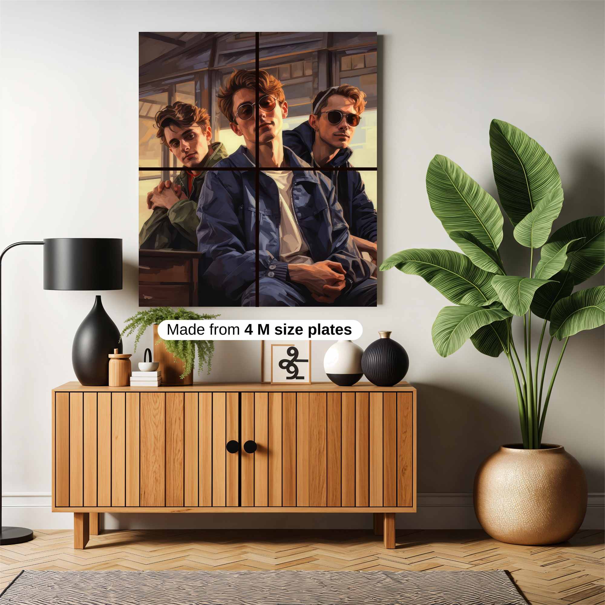 Sunset Rebels Safe Wall Magnetic / M