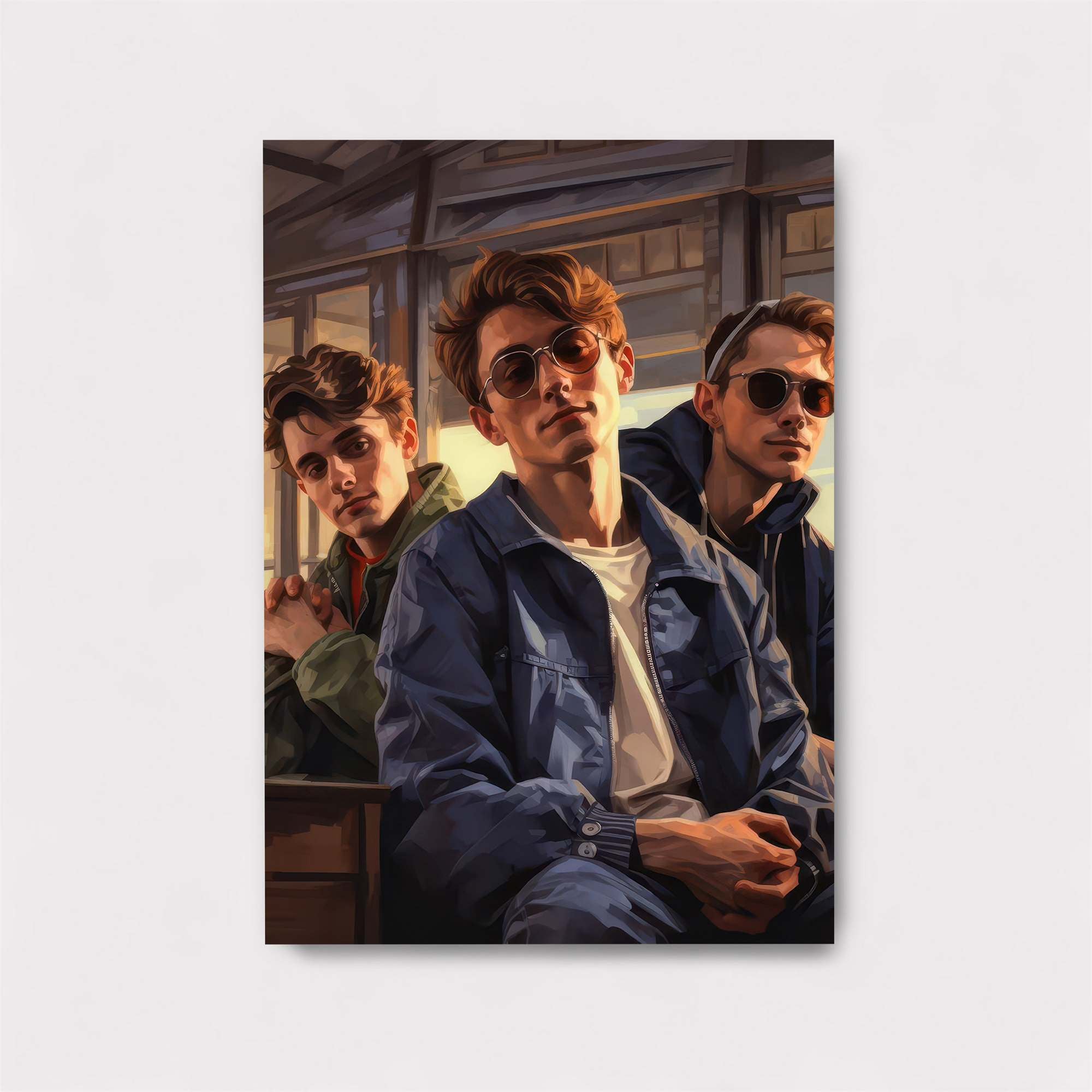 Sunset Rebels Safe Wall Magnetic / M