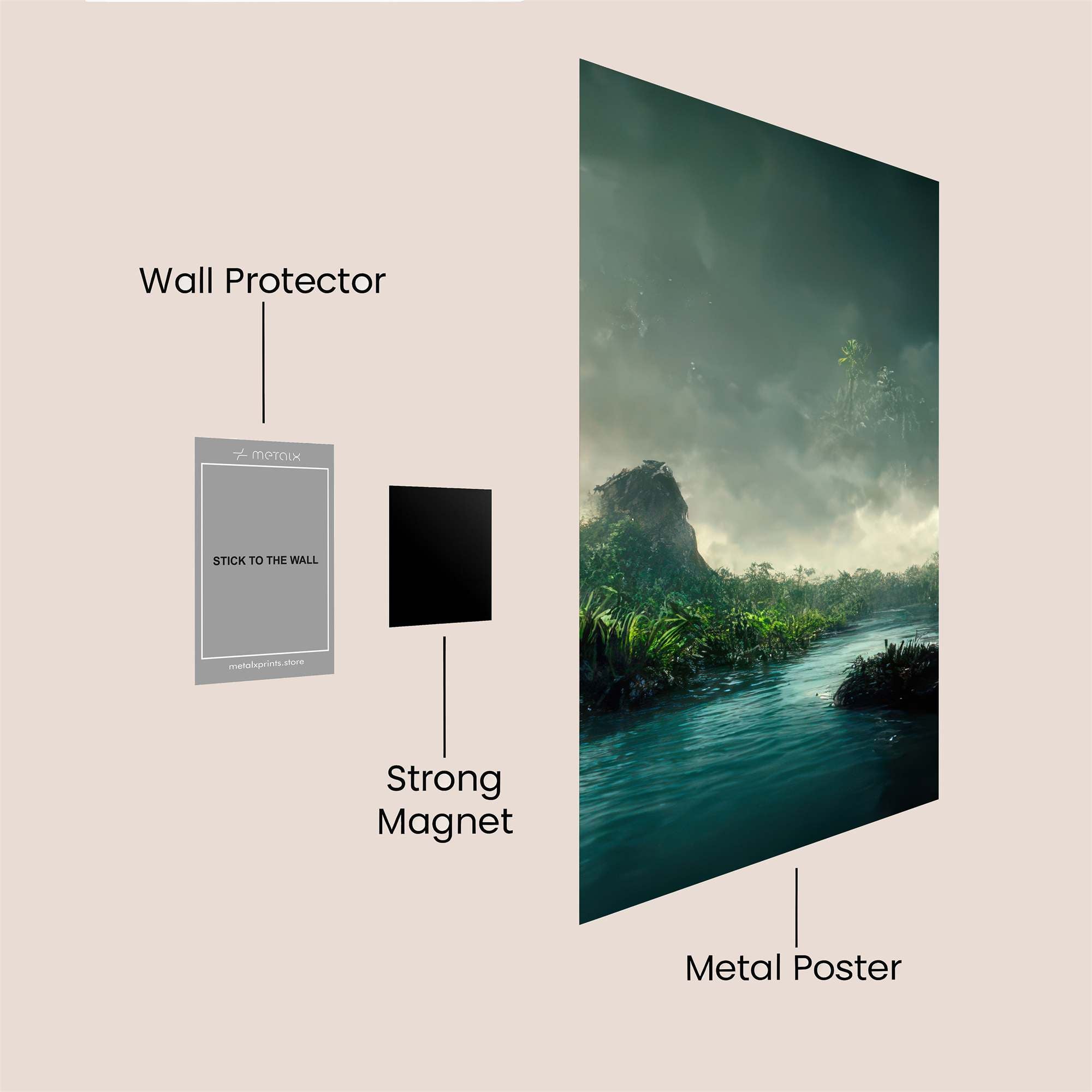 Demon Rage Safe Wall Magnetic / M