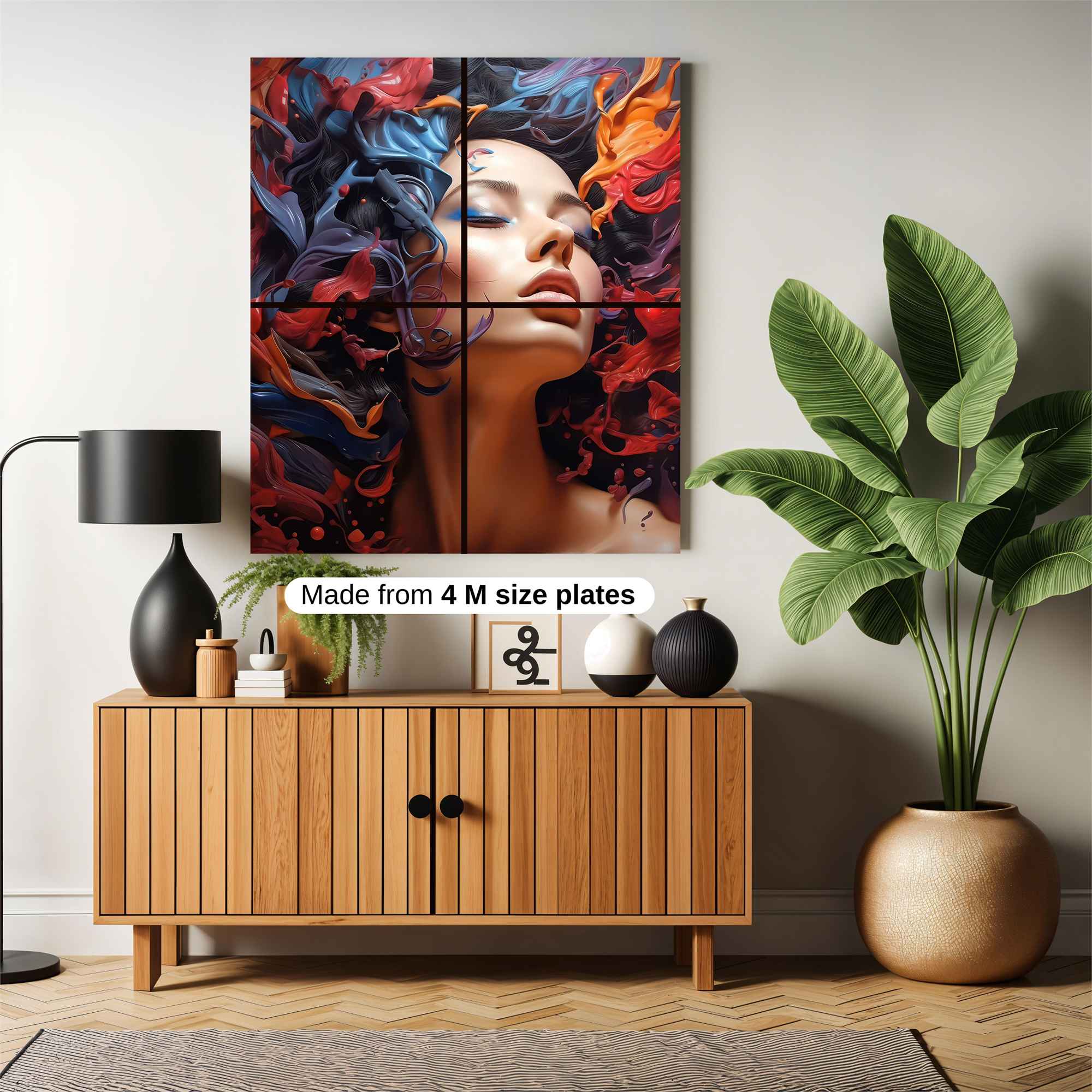 Colorful Serenity Safe Wall Magnetic / M