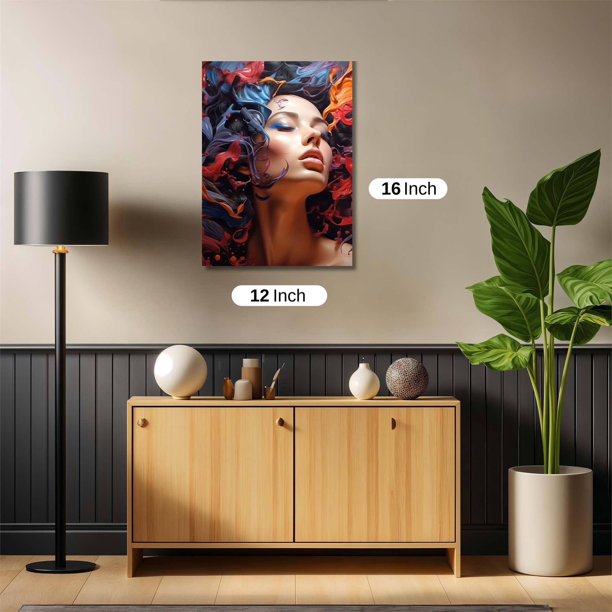 Colorful Serenity Safe Wall Magnetic / M