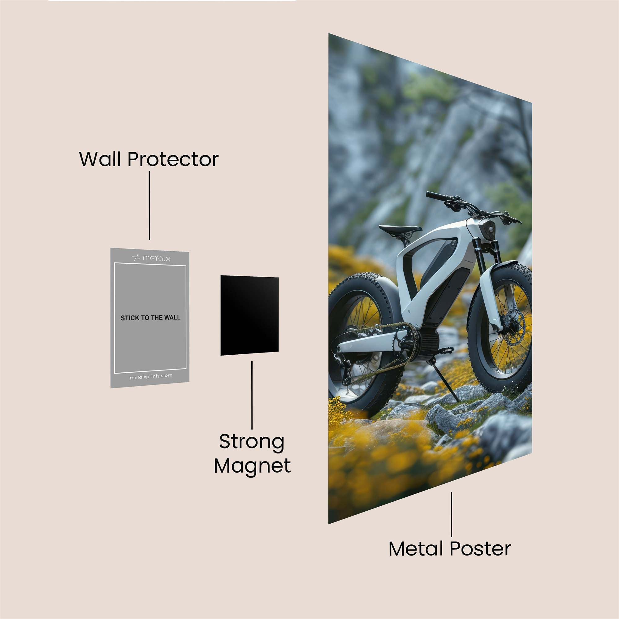 EcoRider Serenity Safe Wall Magnetic / M