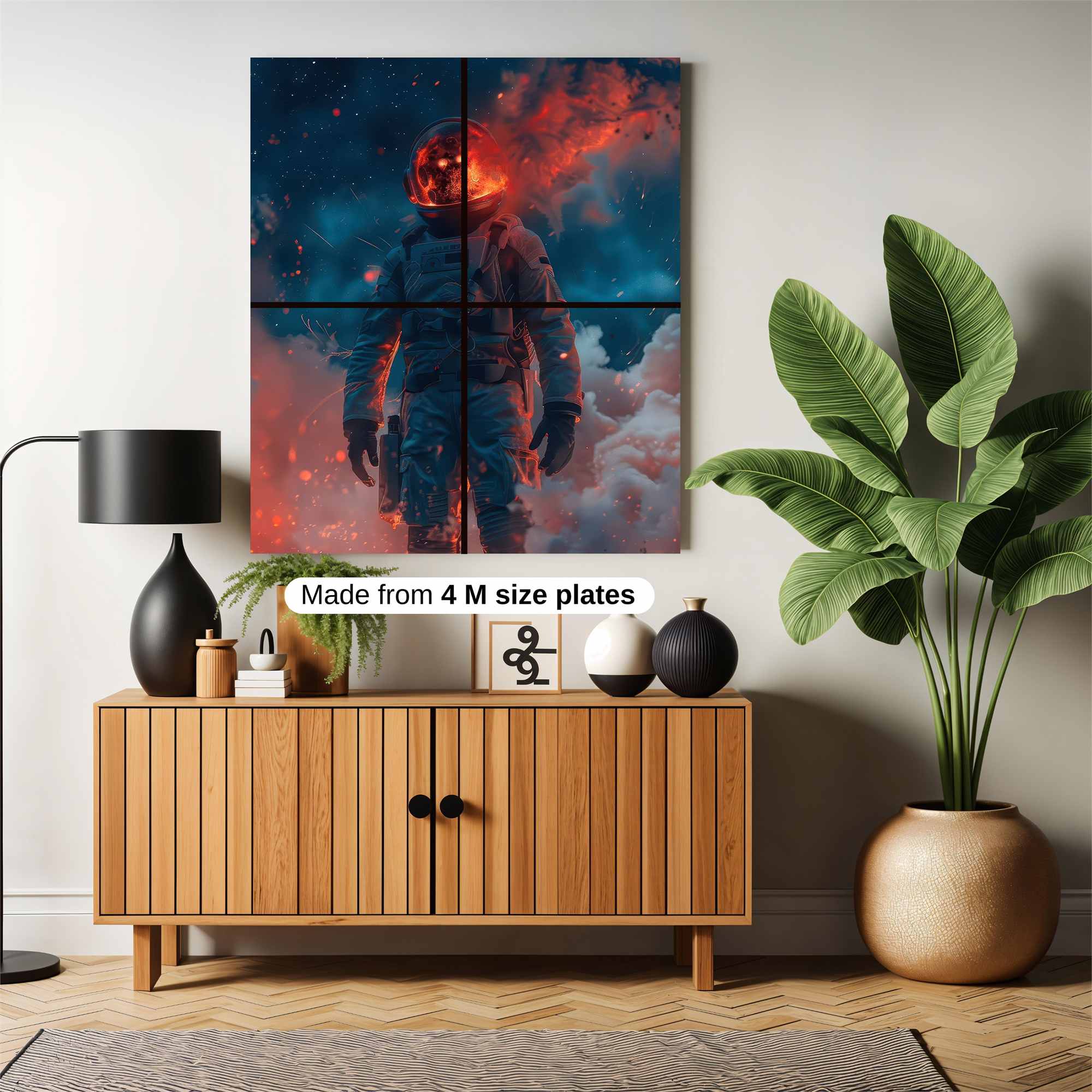 Astronaut Inferno Safe Wall Magnetic / M