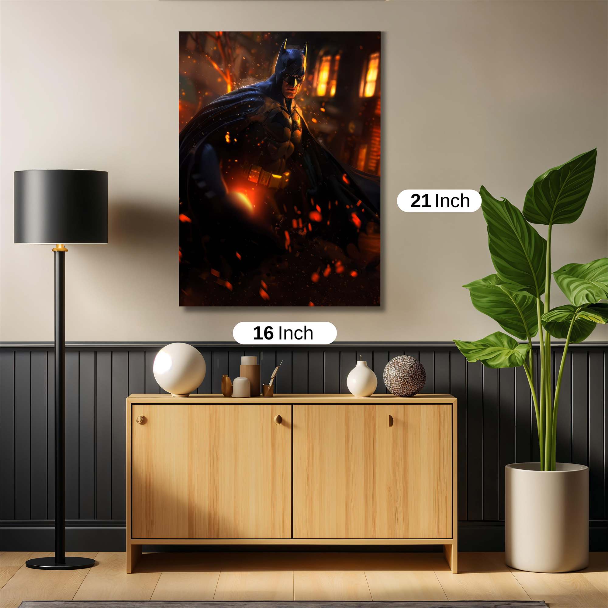 Batman Inferno Safe Wall Magnetic / M