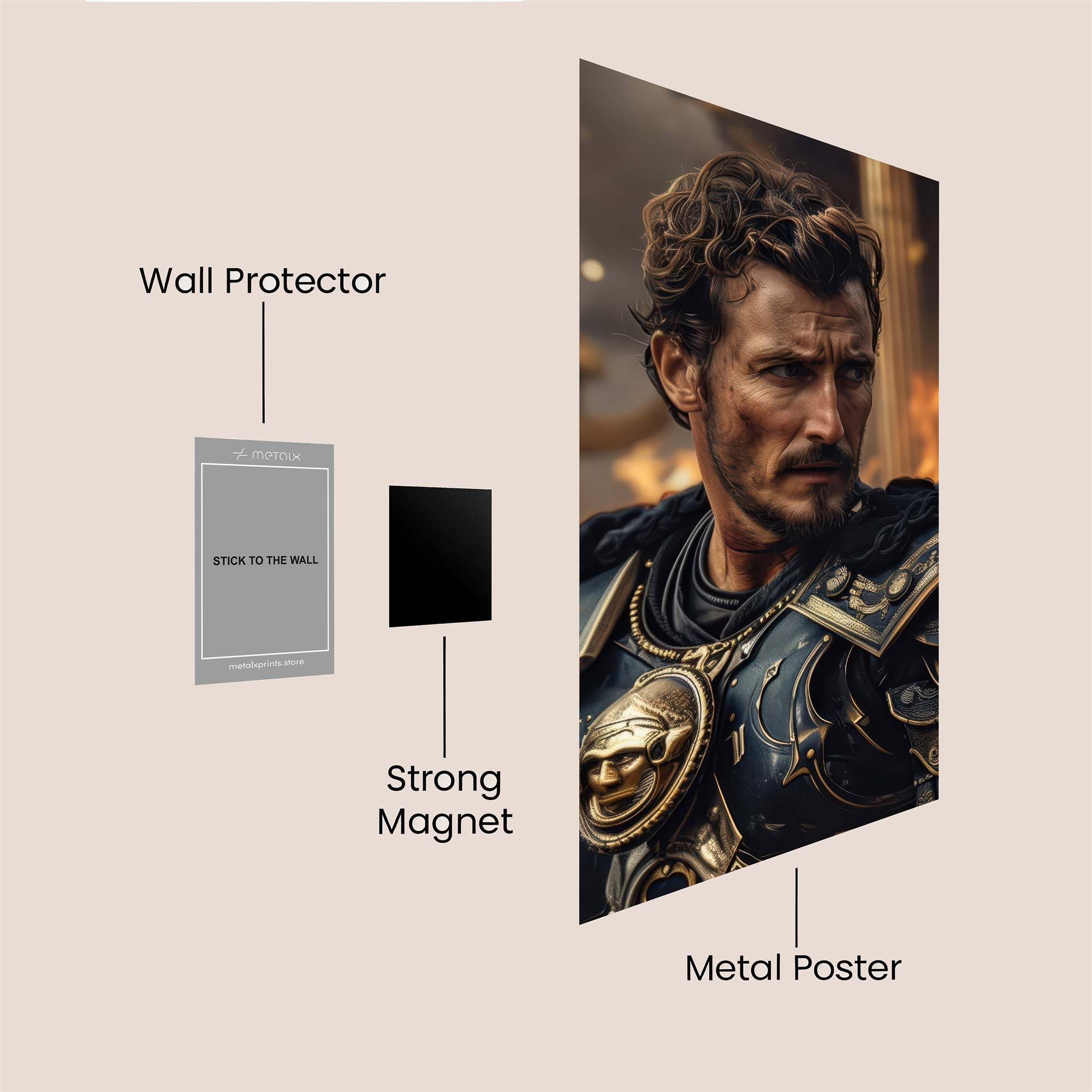 Achilles Resolute Safe Wall Magnetic / M