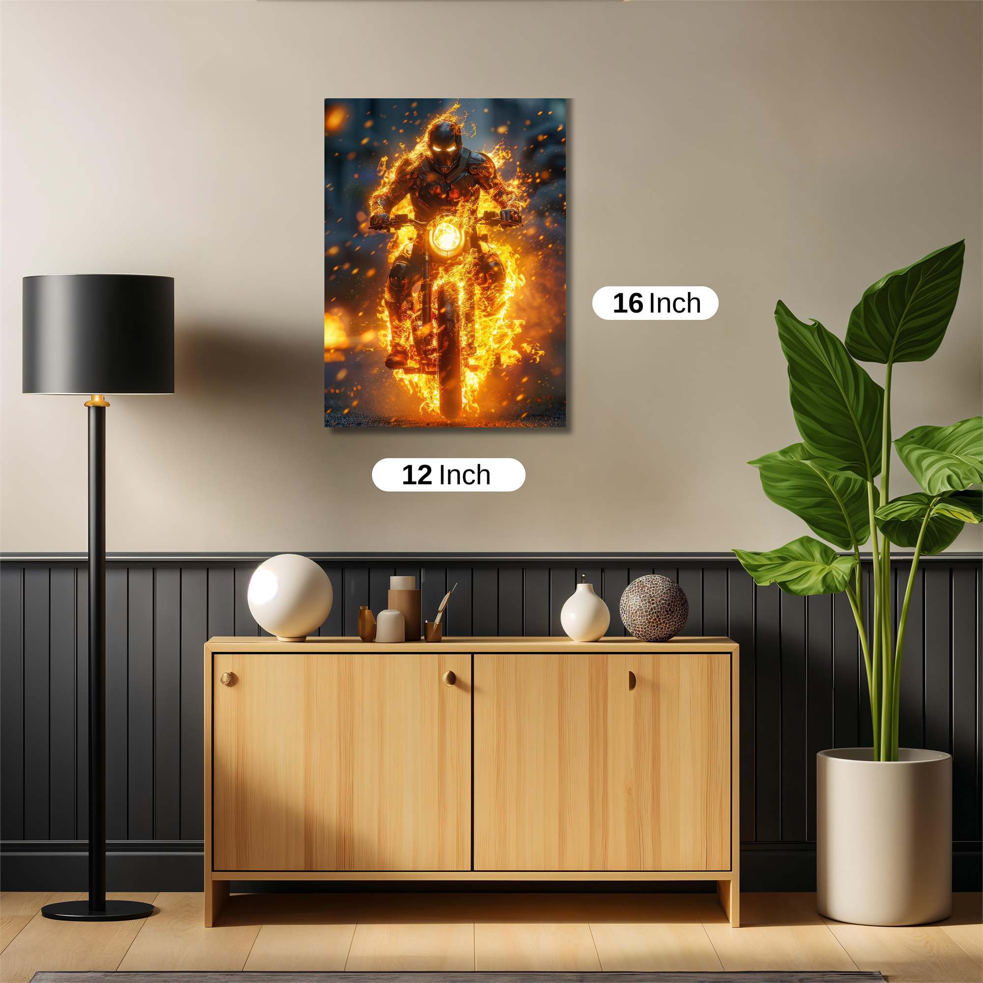 Ghost Rider: Inferno Safe Wall Magnetic / M