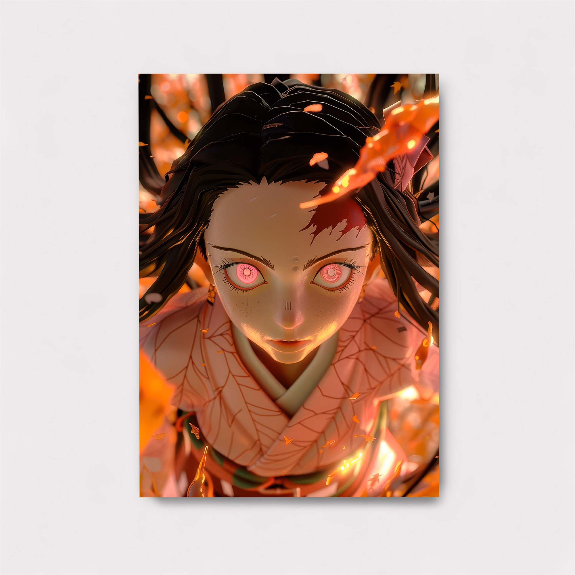 Nezuko Enflamed Safe Wall Magnetic / M