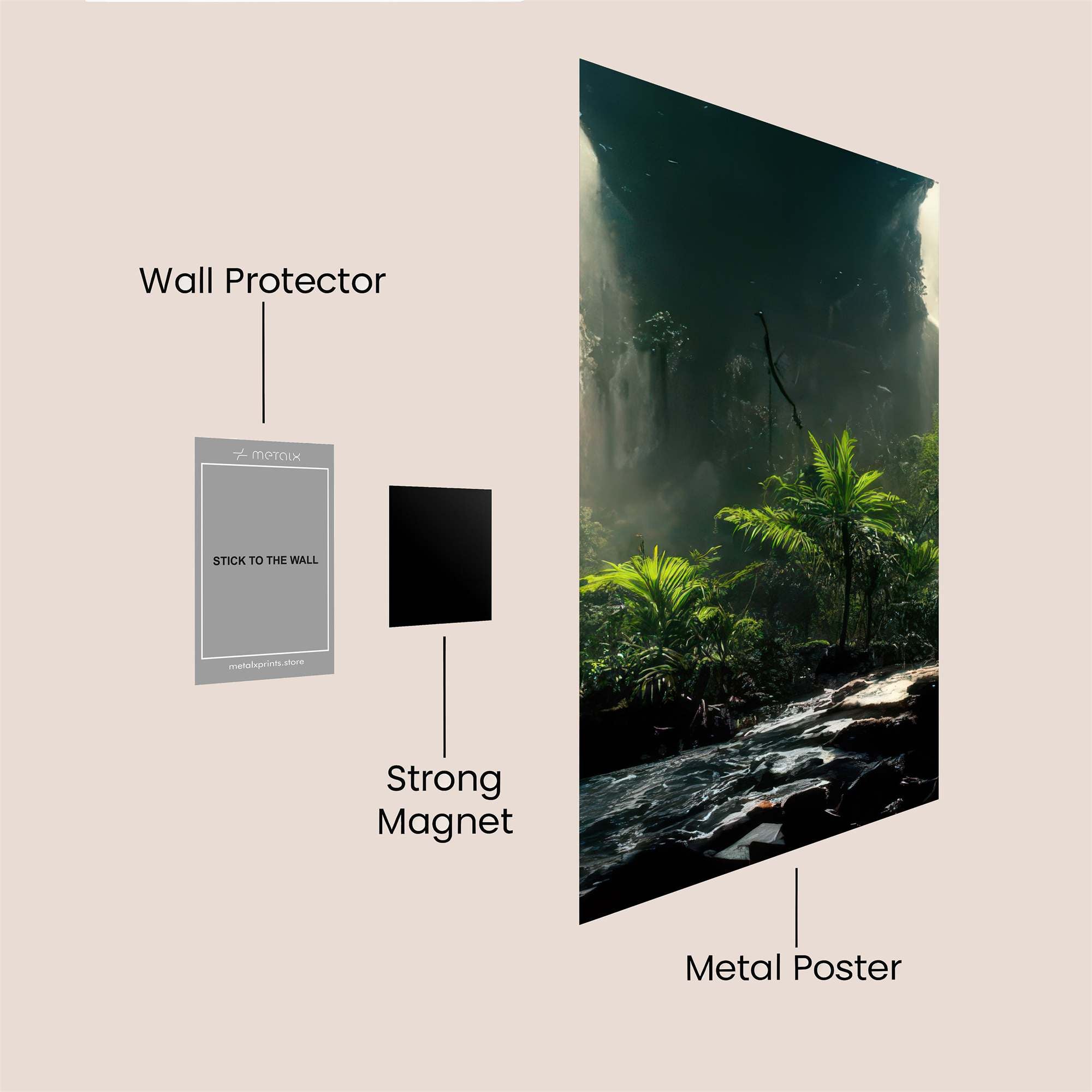 Castle Serenity Safe Wall Magnetic / M