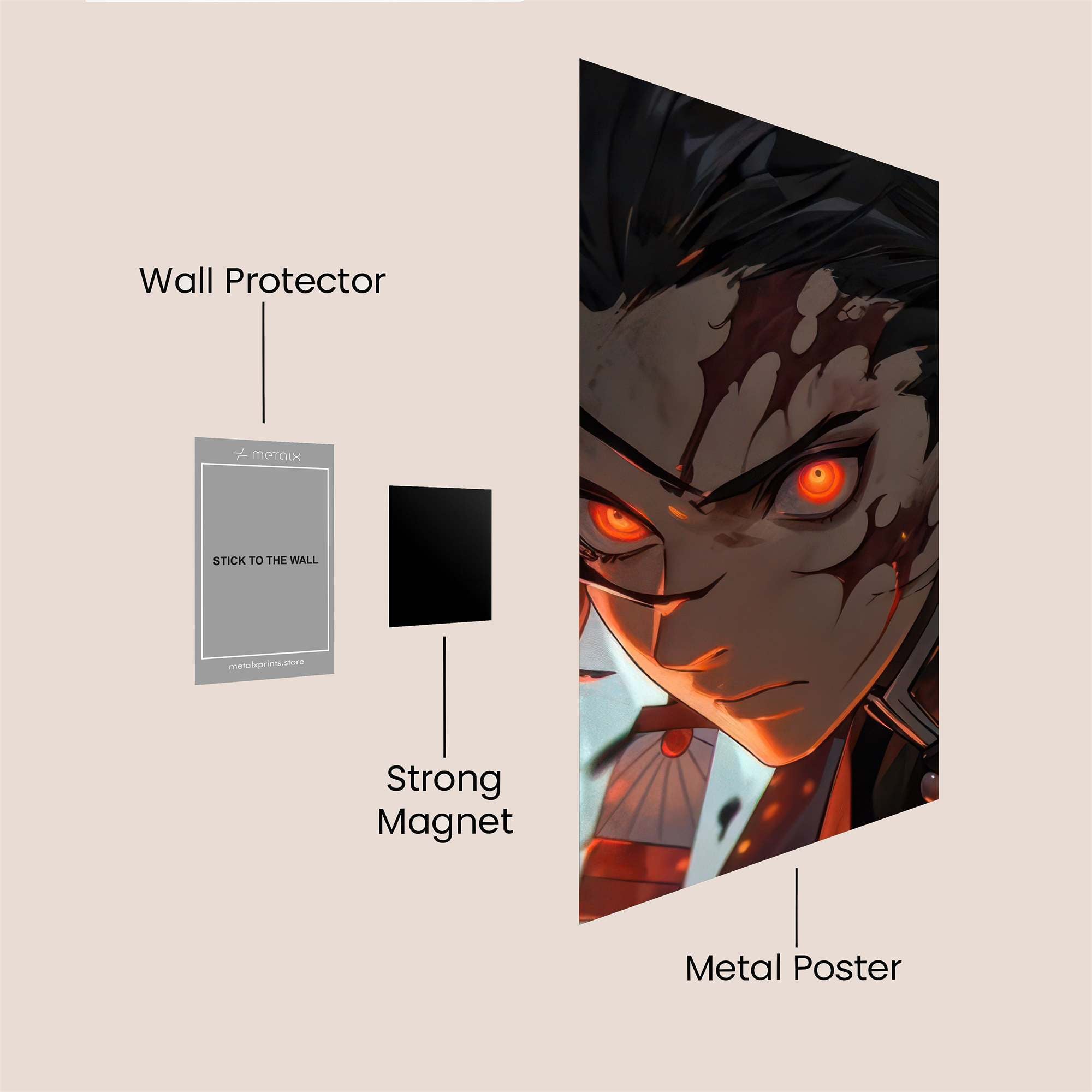 Kyojuro Fierce Safe Wall Magnetic / M