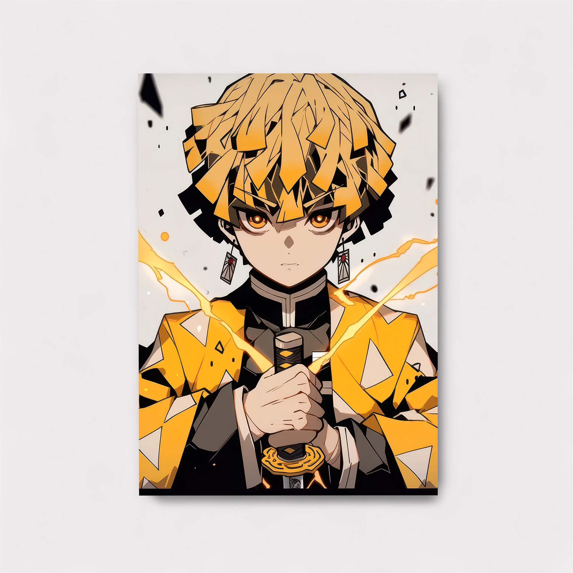 Zenitsu Fiery Safe Wall Magnetic / M