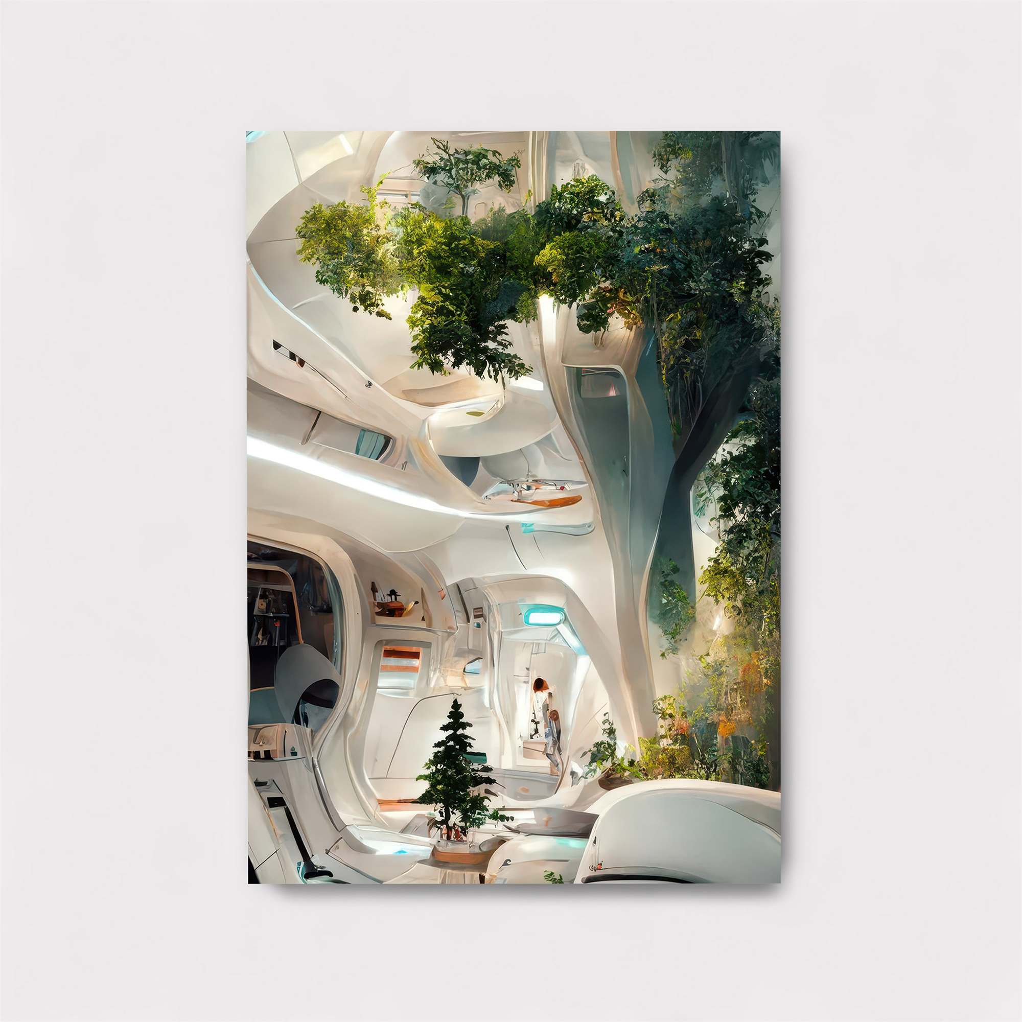 Futuristic Serenity Safe Wall Magnetic / M