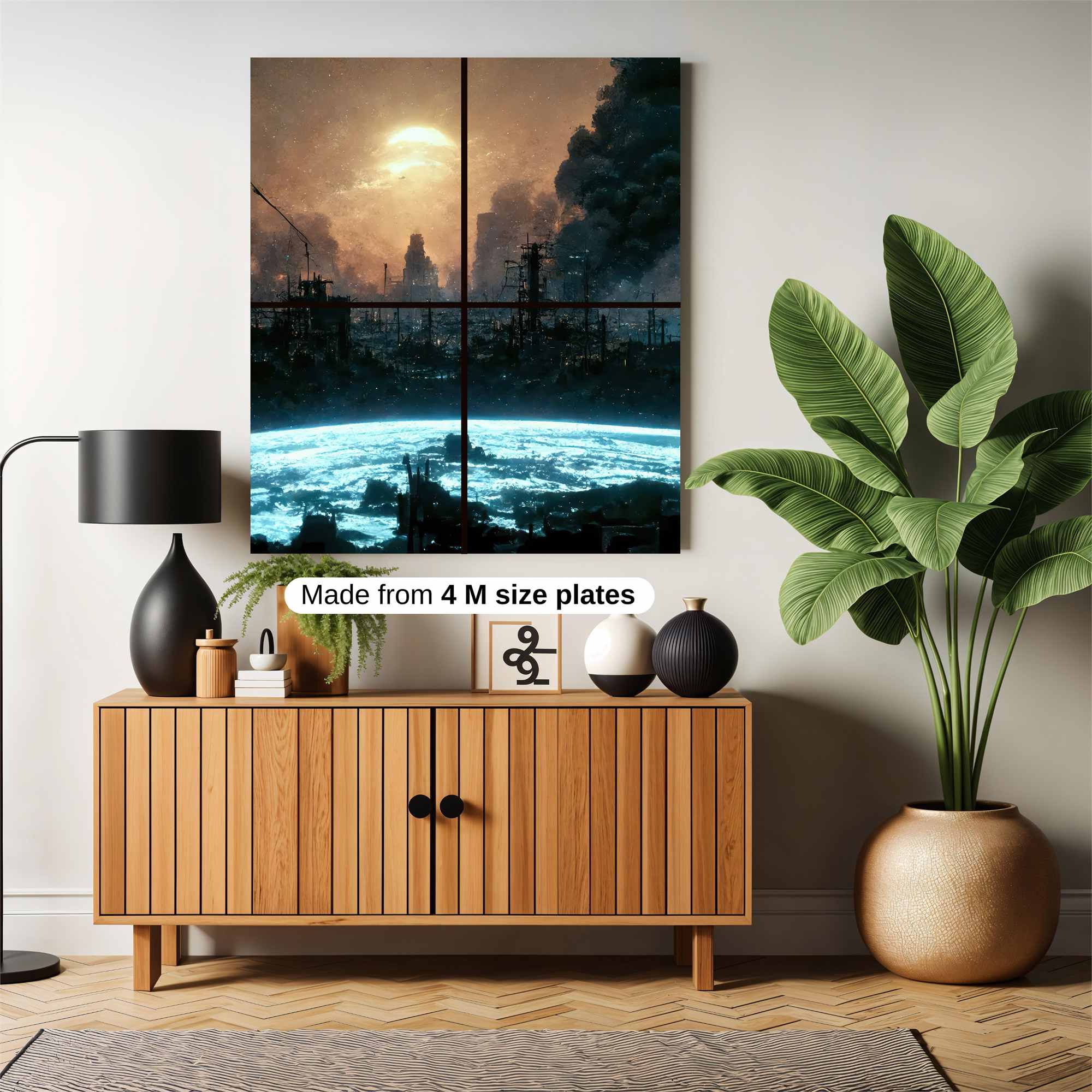 Dystopian Dawn Safe Wall Magnetic / M