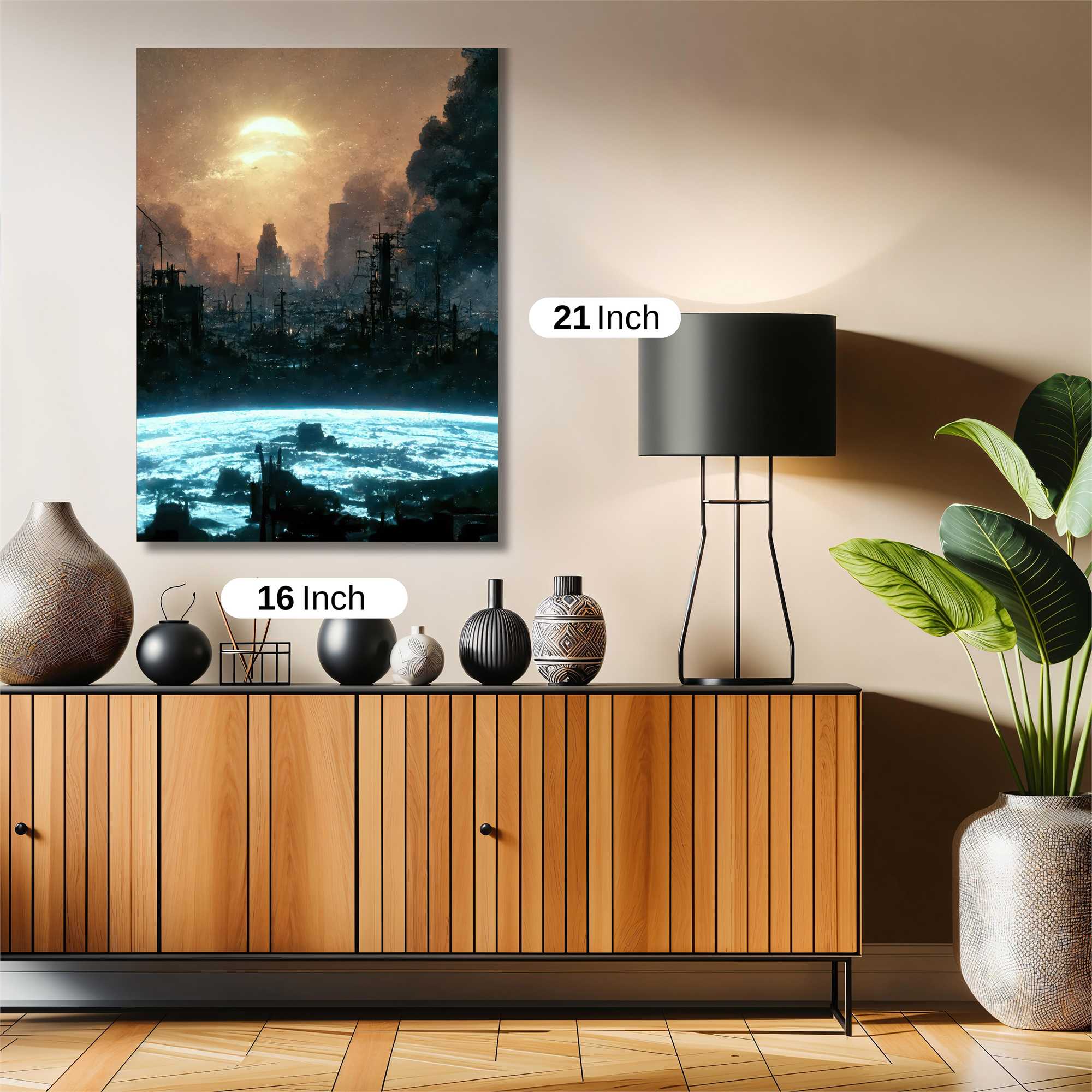 Dystopian Dawn Safe Wall Magnetic / M