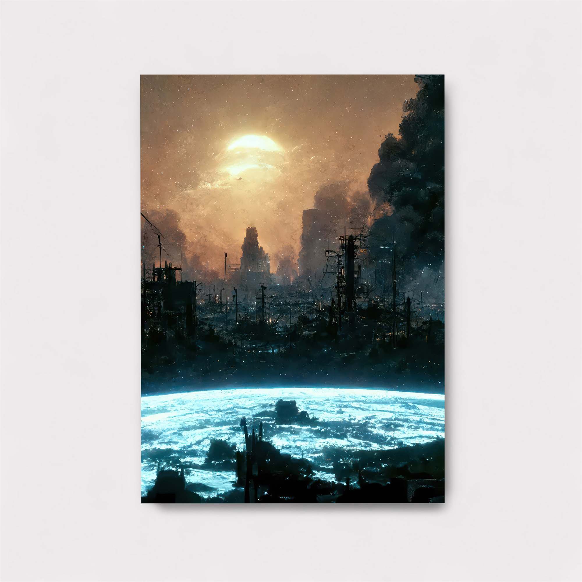 Dystopian Dawn Safe Wall Magnetic / M