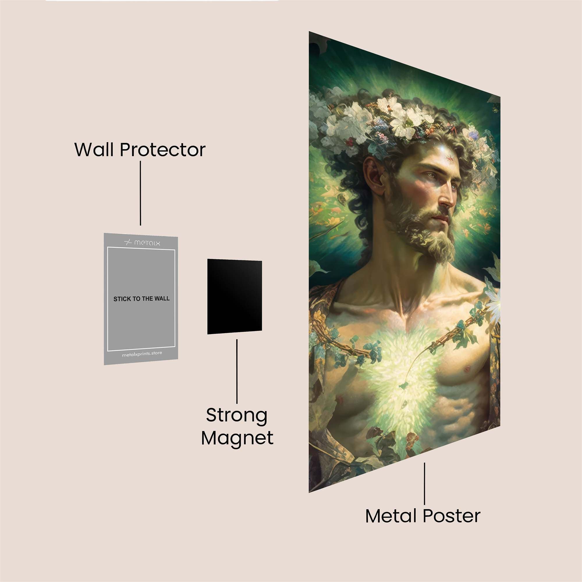 Dionysus Radiant Safe Wall Magnetic / M