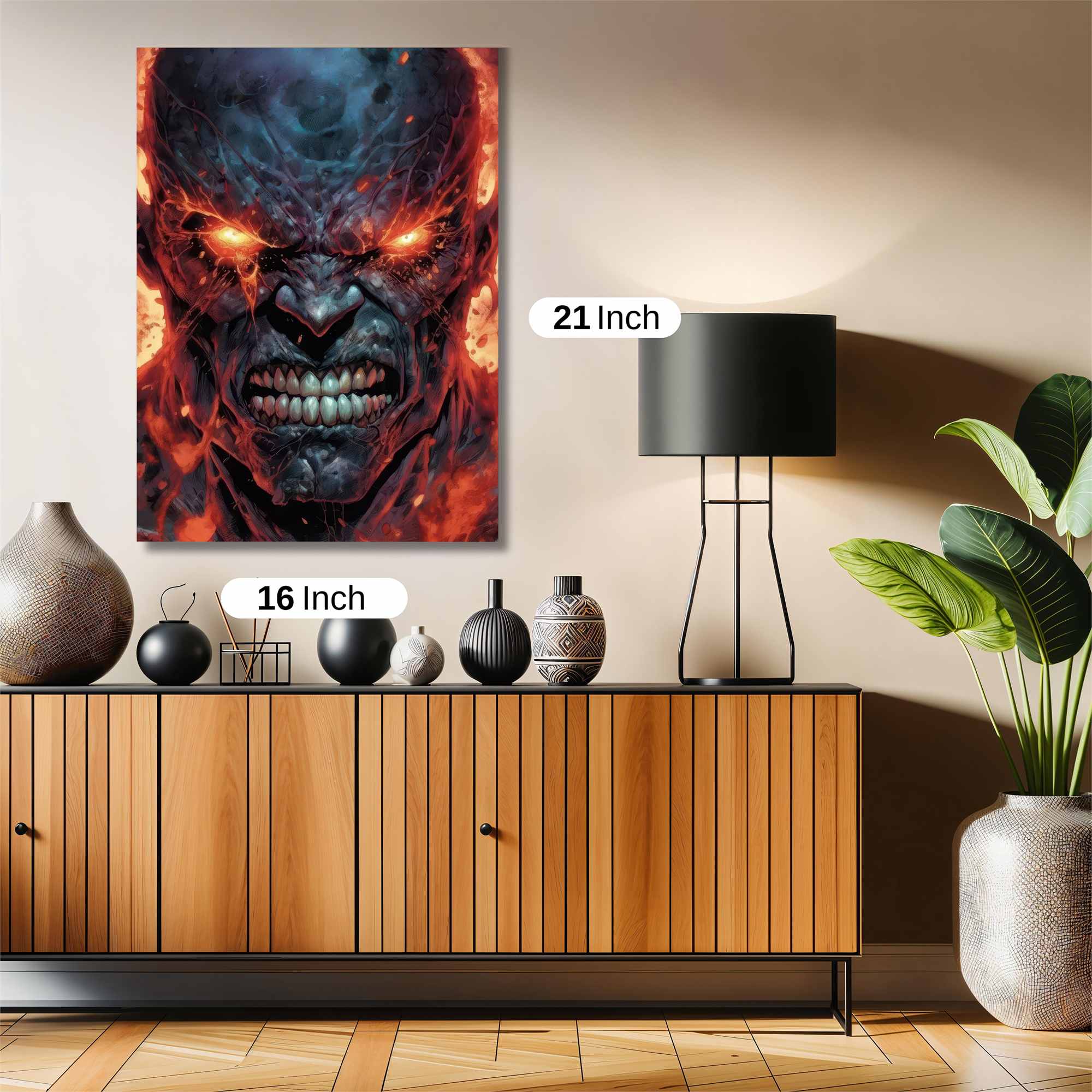 Darkseid Inferno Safe Wall Magnetic / M