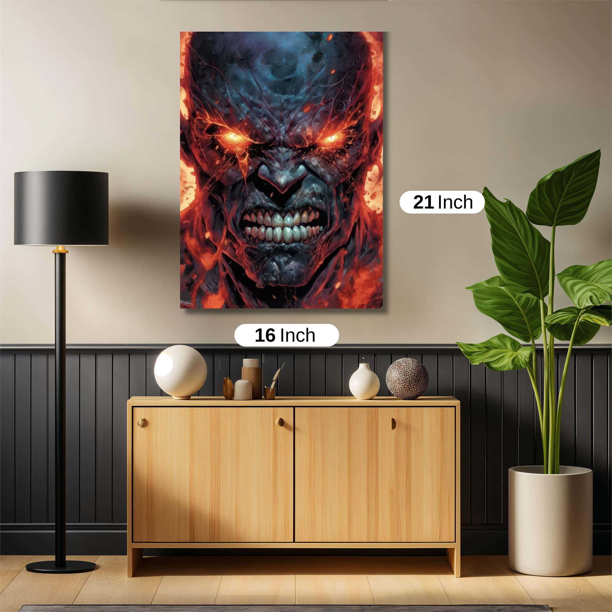Darkseid Inferno Safe Wall Magnetic / M