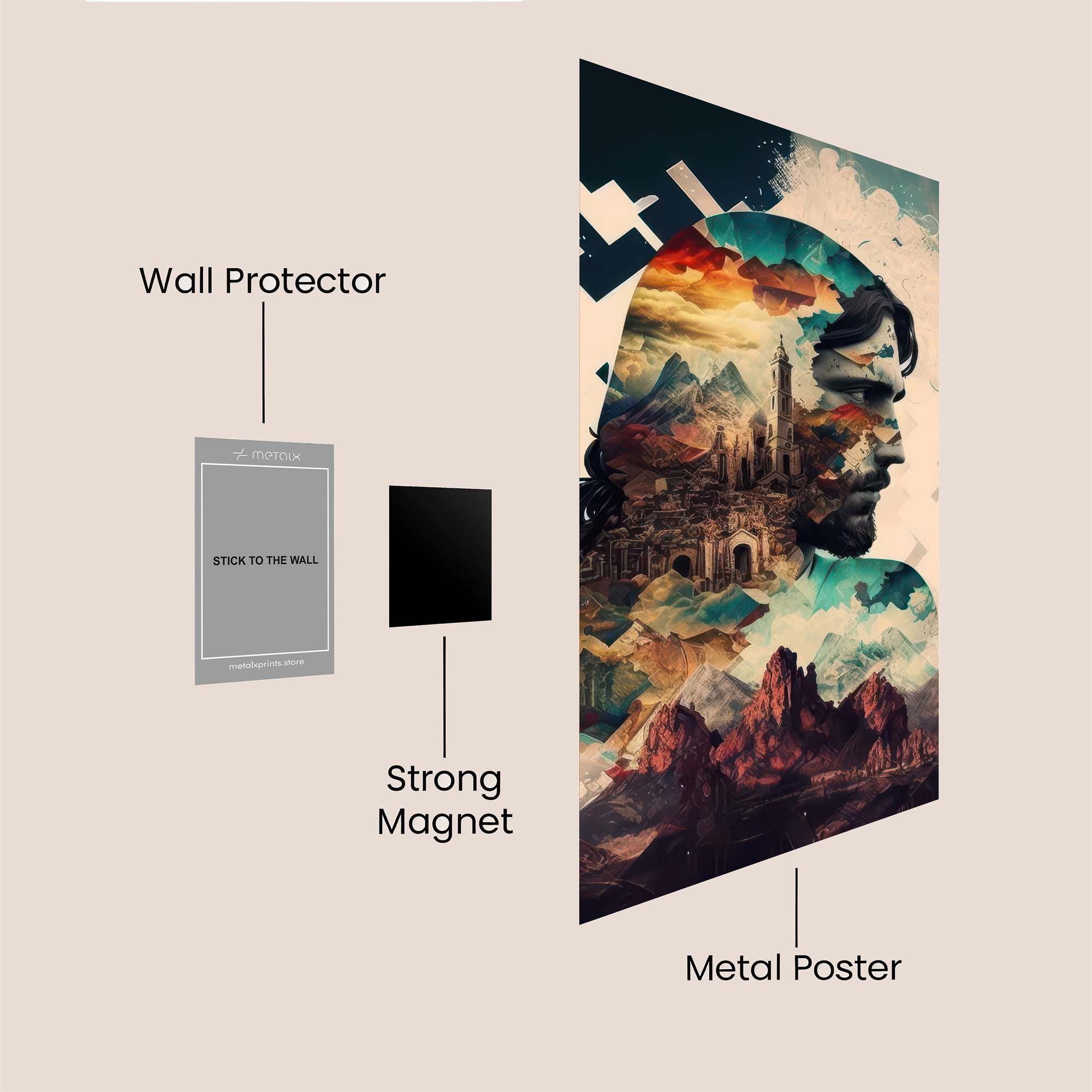 Gandalf Dreamscape Safe Wall Magnetic / M