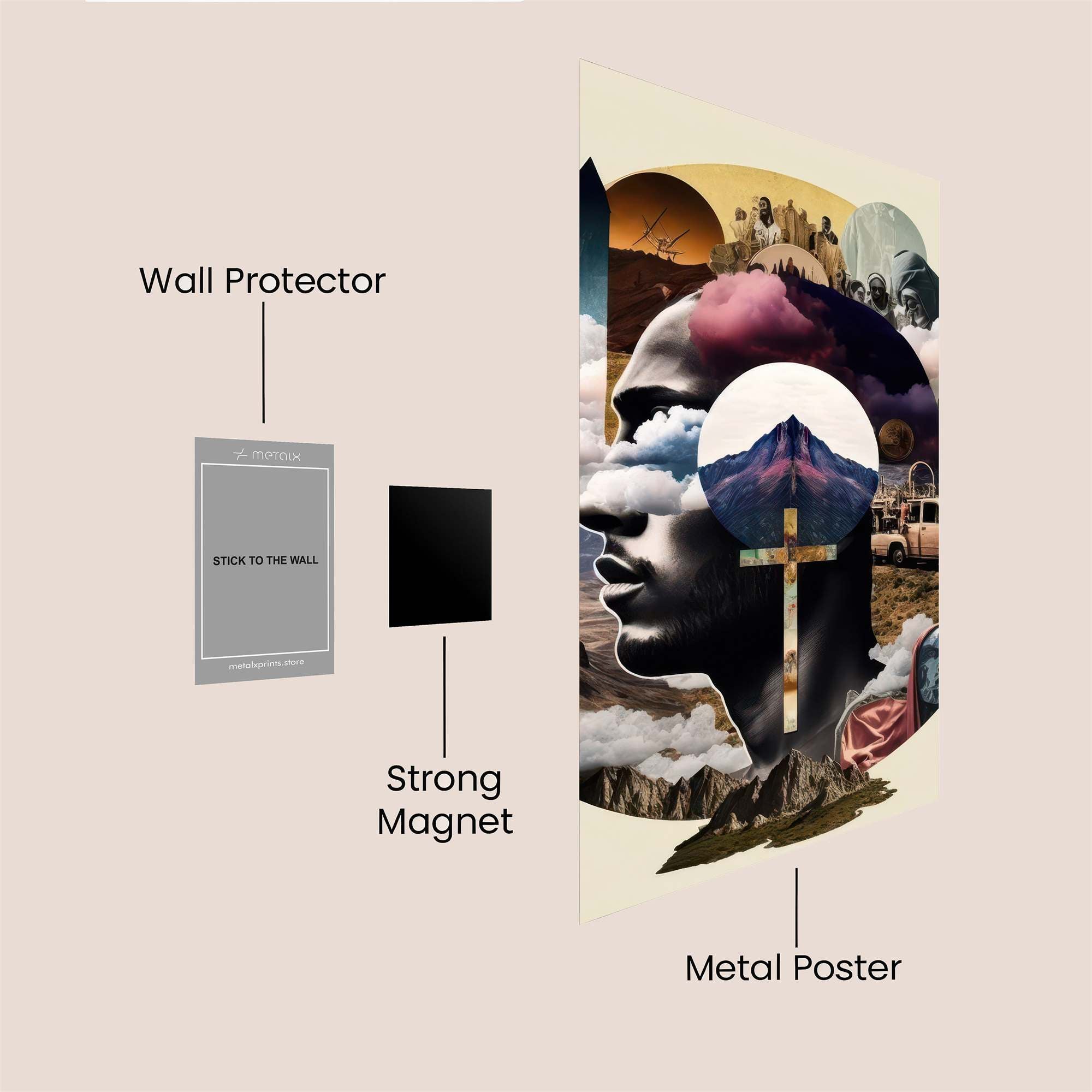 Faithful Journey Safe Wall Magnetic / M