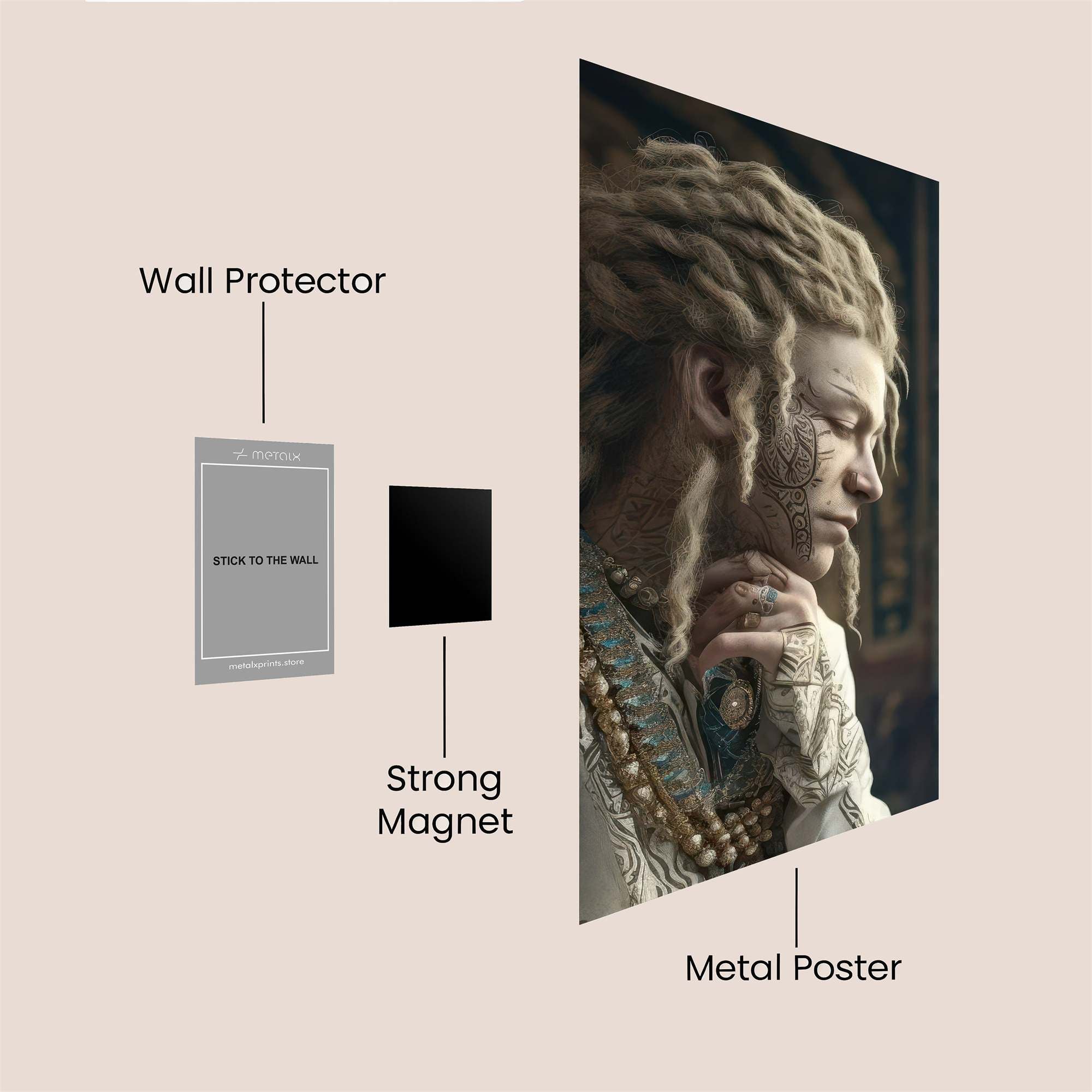 Eivor Contemplative Safe Wall Magnetic / M