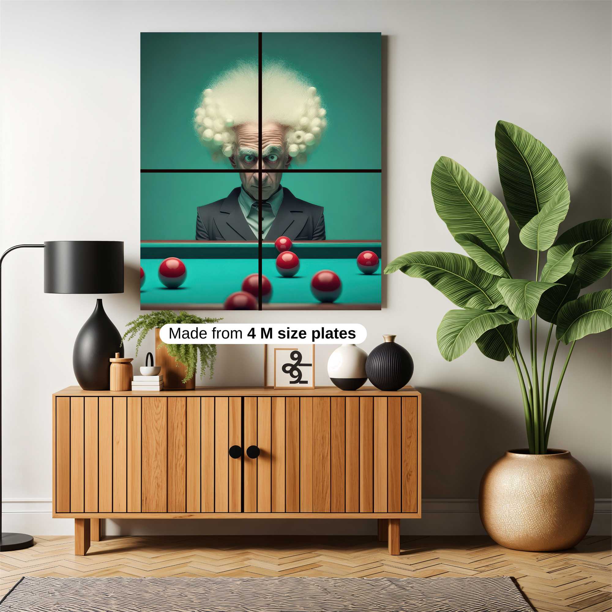 Einstein Eccentric Safe Wall Magnetic / M