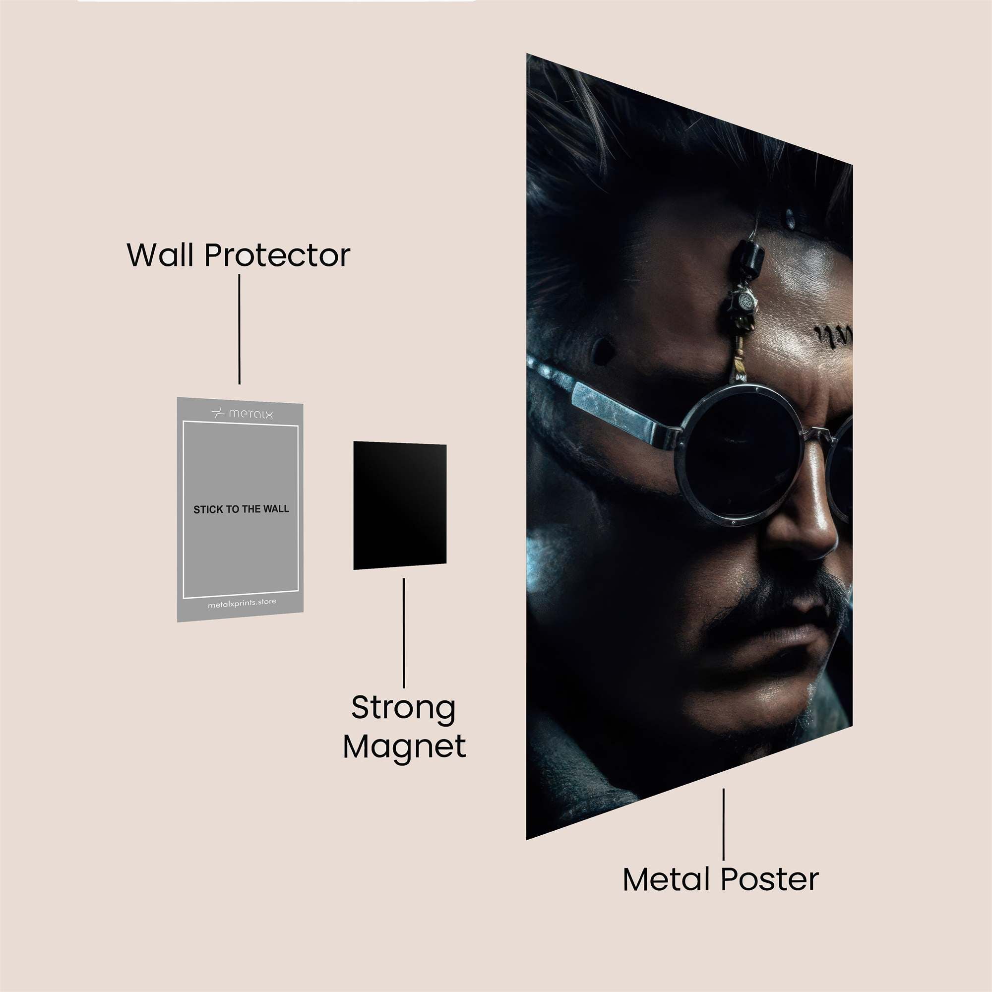 Steampunk Enigma Safe Wall Magnetic / M