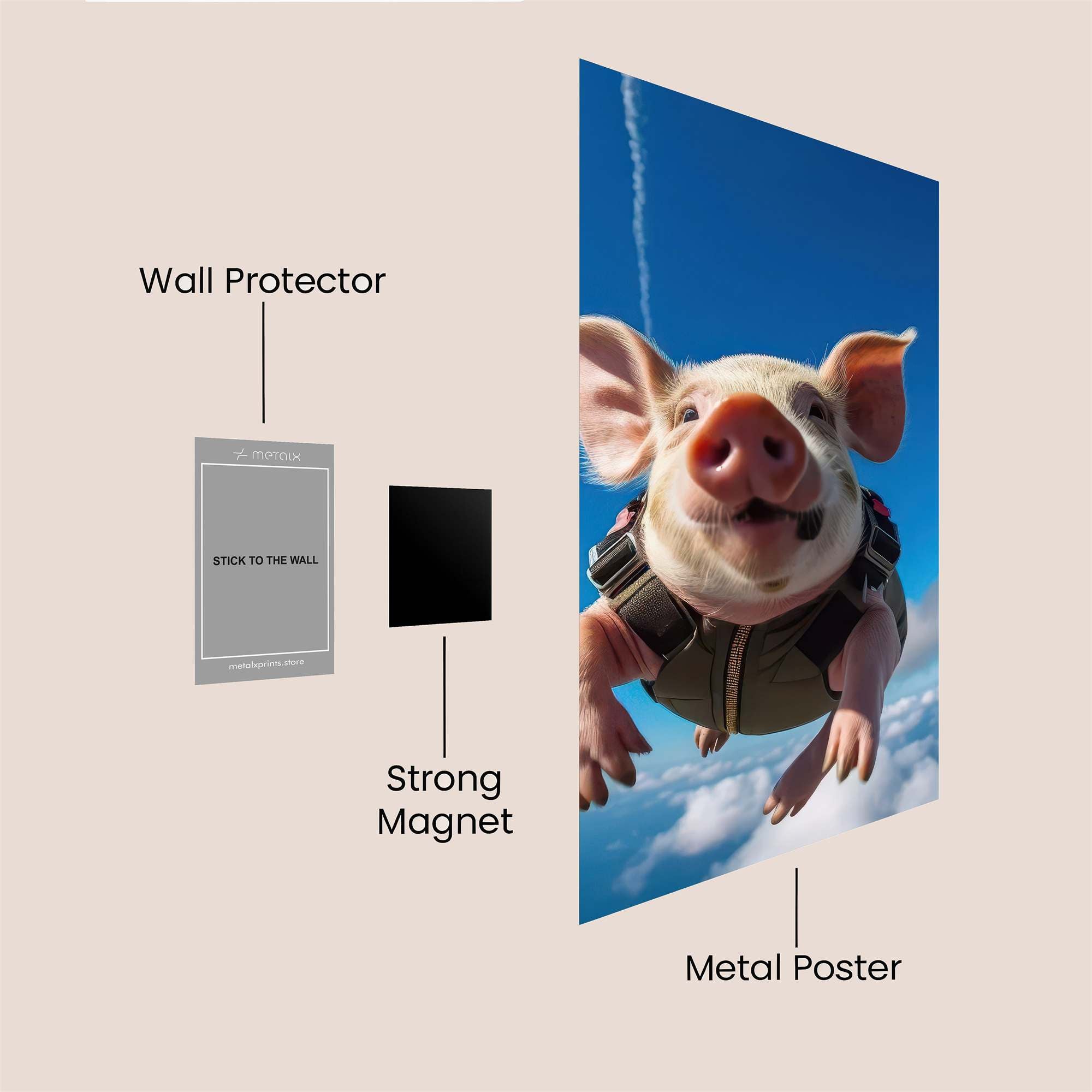 Summer Serenity Safe Wall Magnetic / M