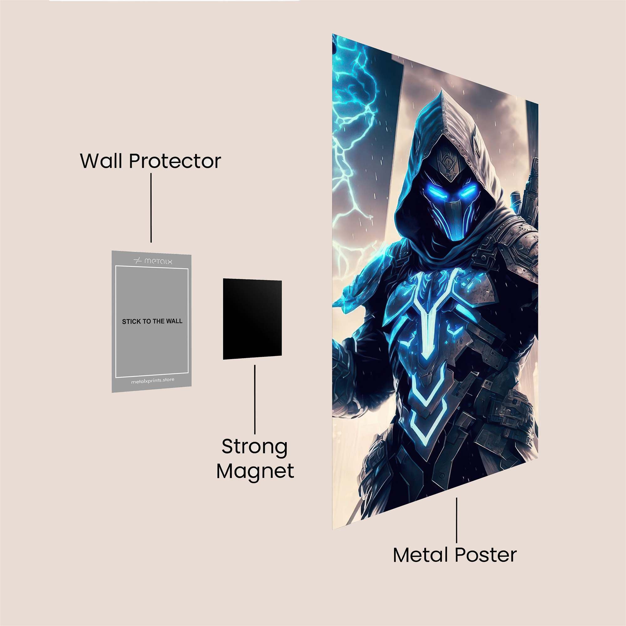 Arcane Sentinel Safe Wall Magnetic / M