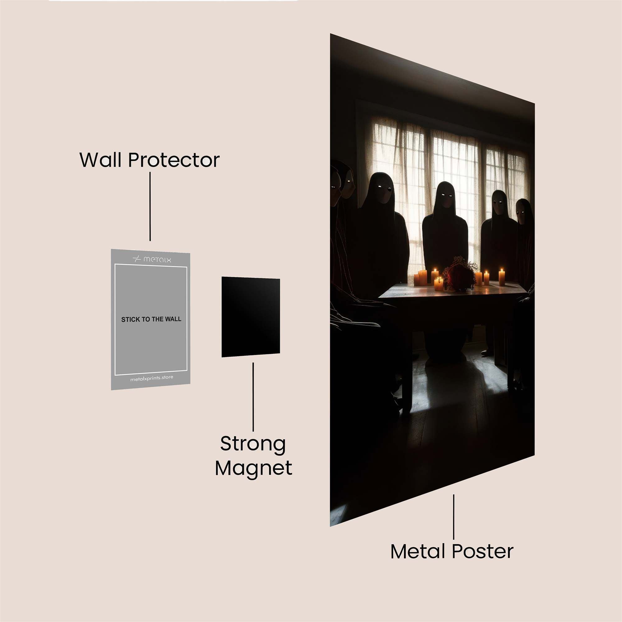 Coven Gloom Safe Wall Magnetic / M