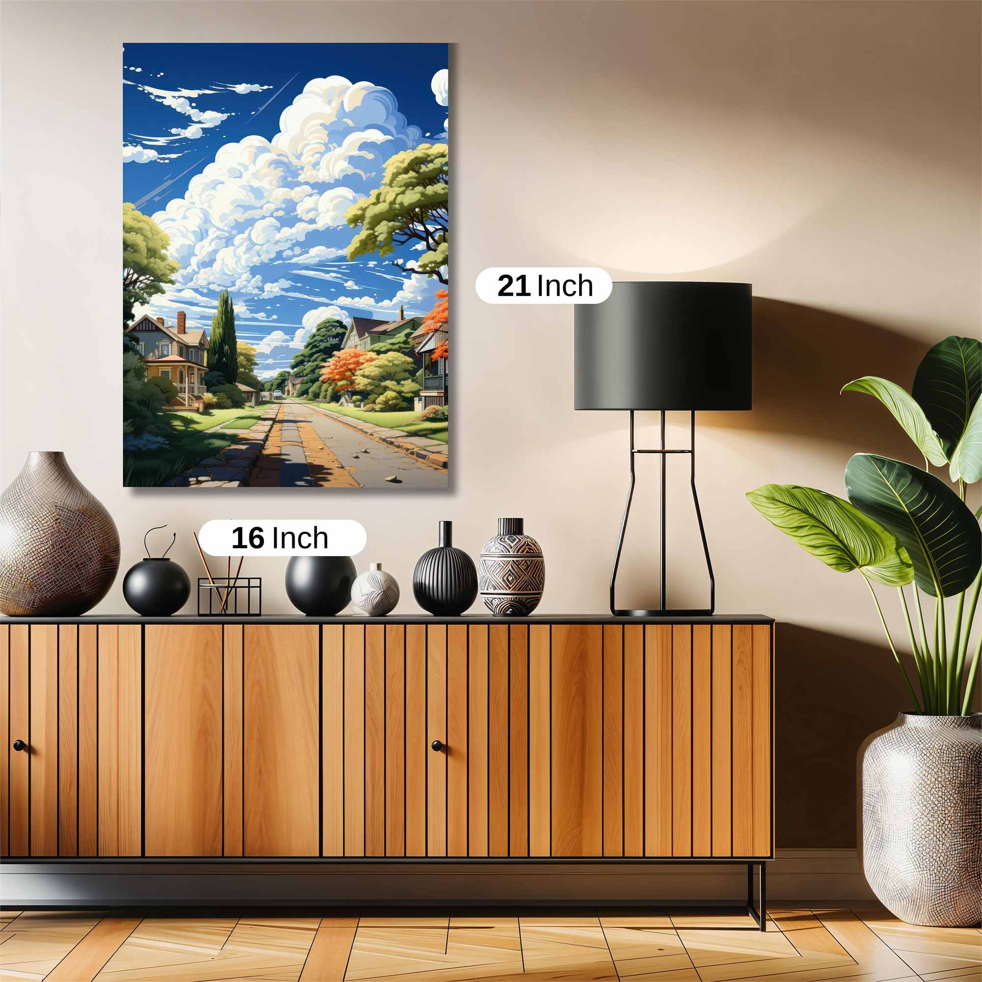 Suburban Serenity Safe Wall Magnetic / M