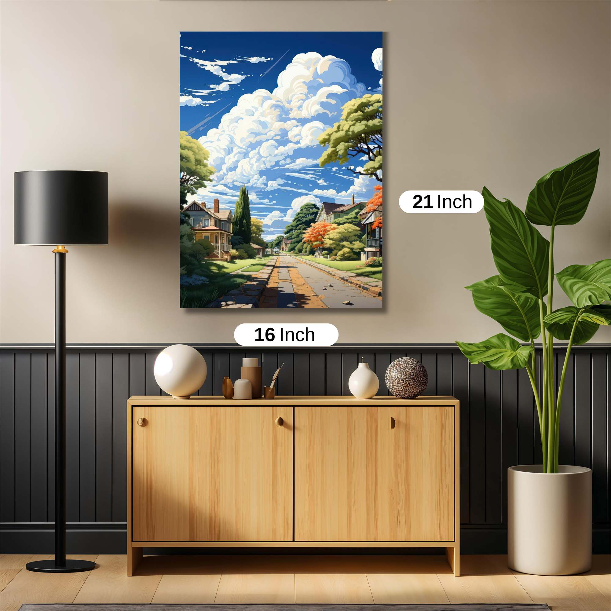 Suburban Serenity Safe Wall Magnetic / M