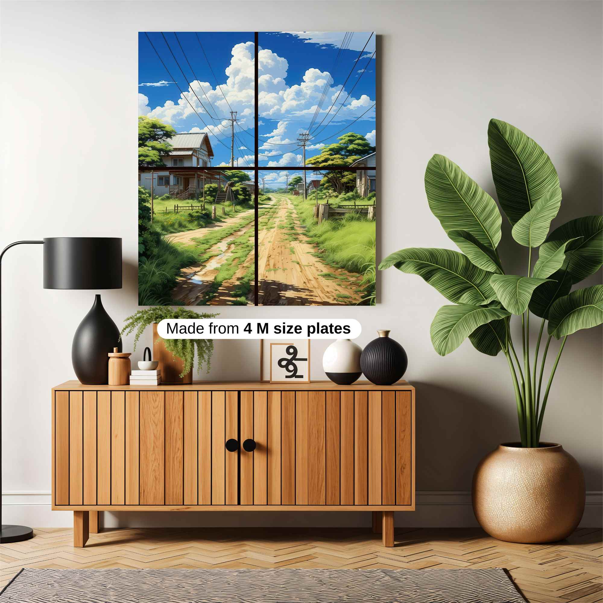 Countryside Serenity Safe Wall Magnetic / M