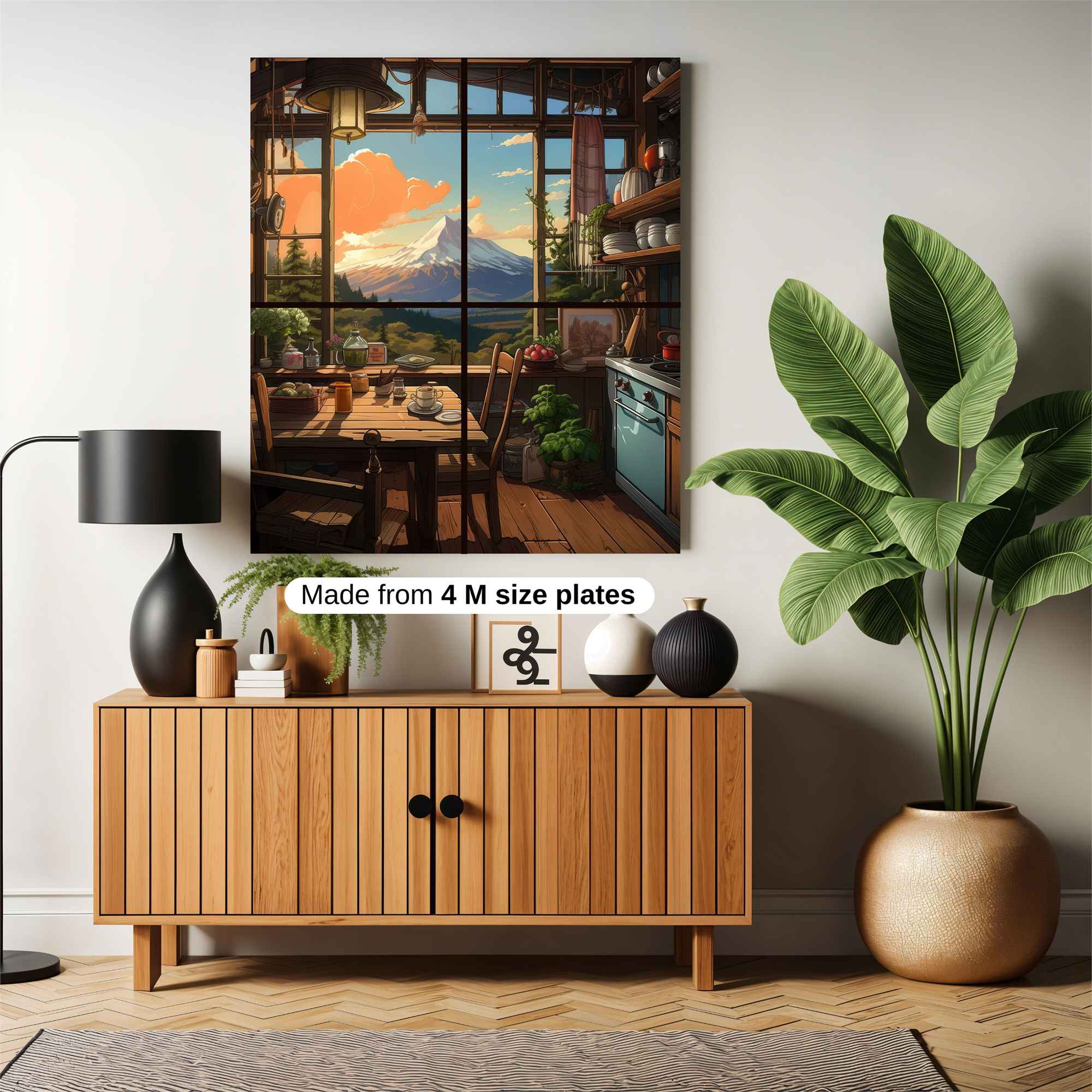 Mountain Serenity Safe Wall Magnetic / M