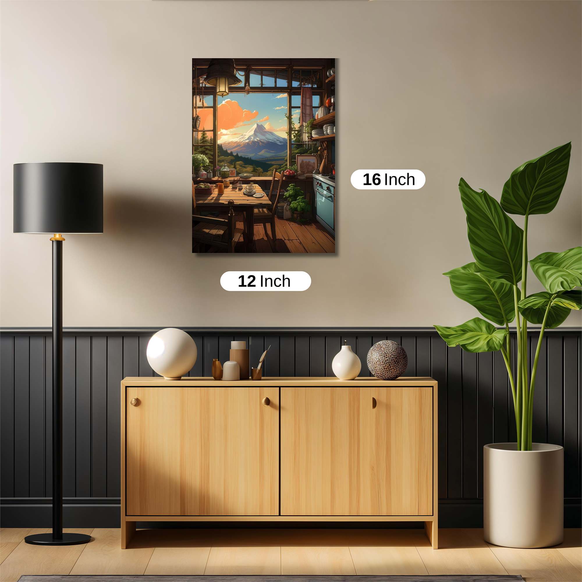 Mountain Serenity Safe Wall Magnetic / M