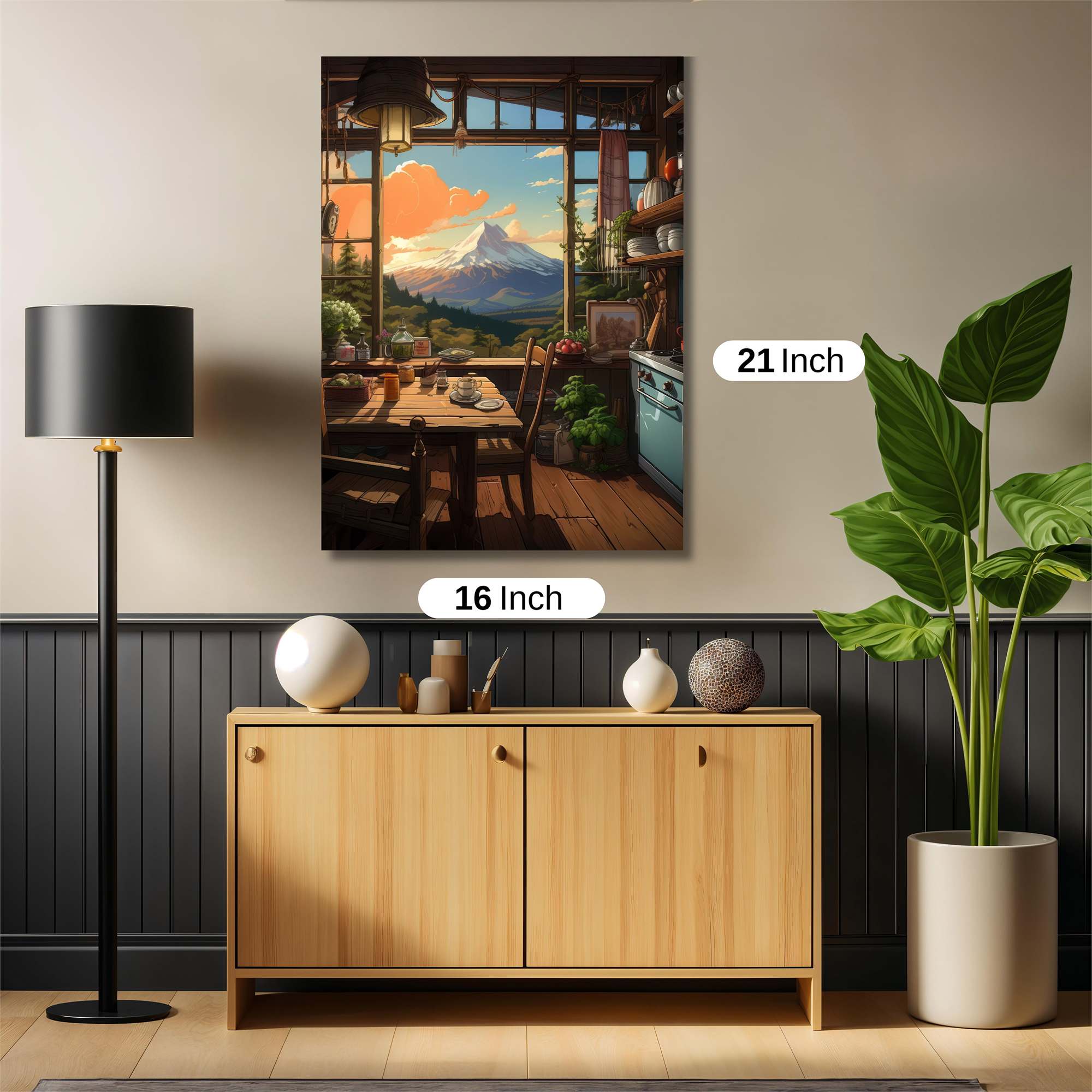 Mountain Serenity Safe Wall Magnetic / M