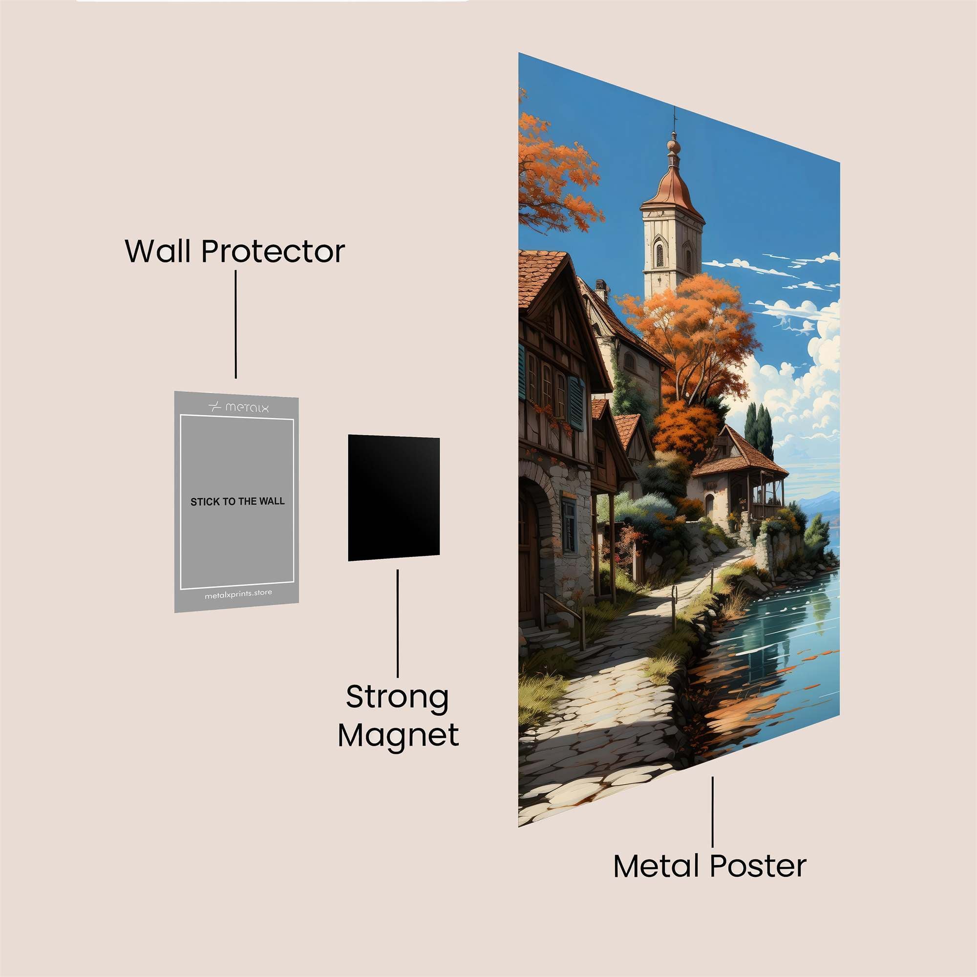 Autumn Serenity Safe Wall Magnetic / M