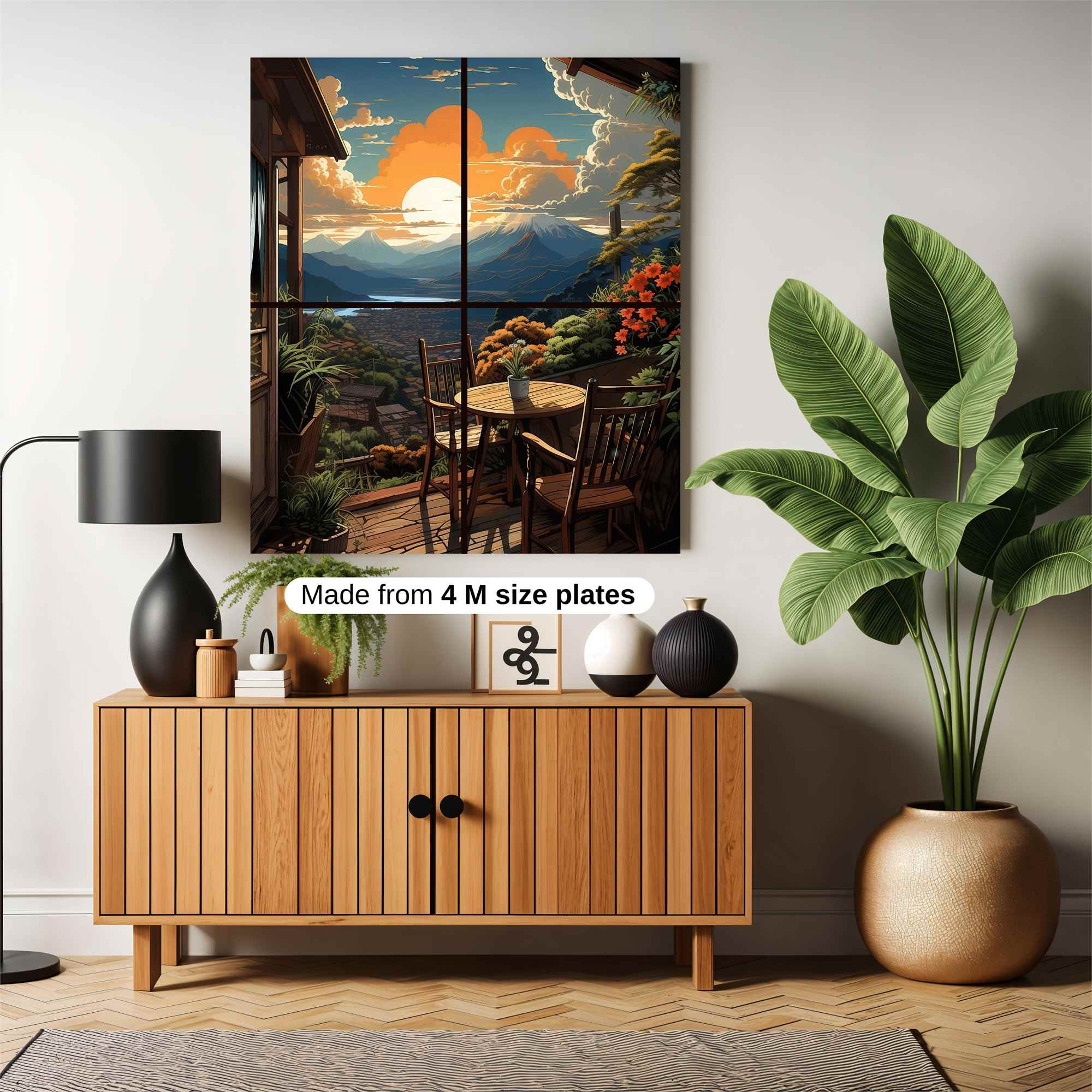 Sunset Serenity Safe Wall Magnetic / M