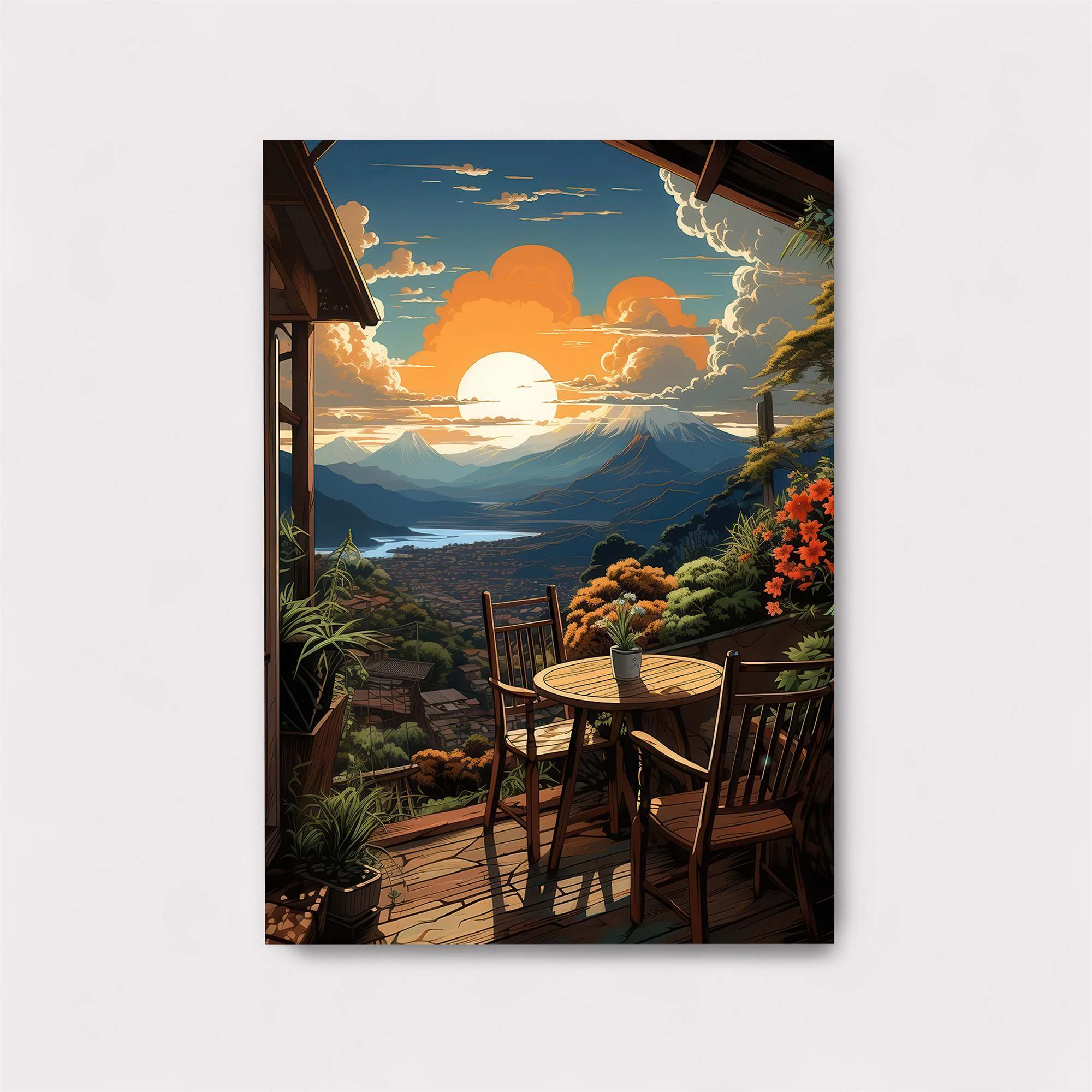 Sunset Serenity Safe Wall Magnetic / M