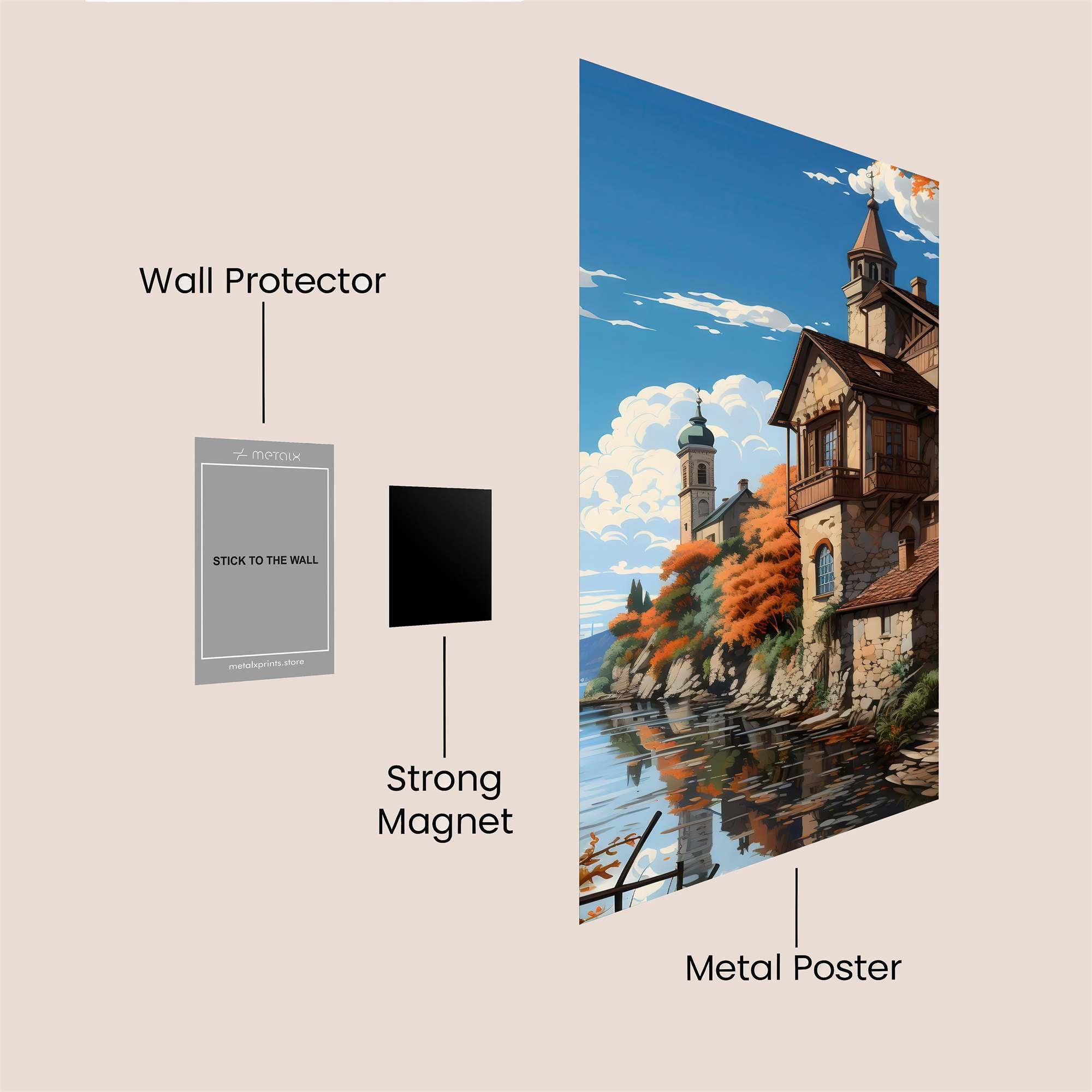 Autumnal Serenity Safe Wall Magnetic / M